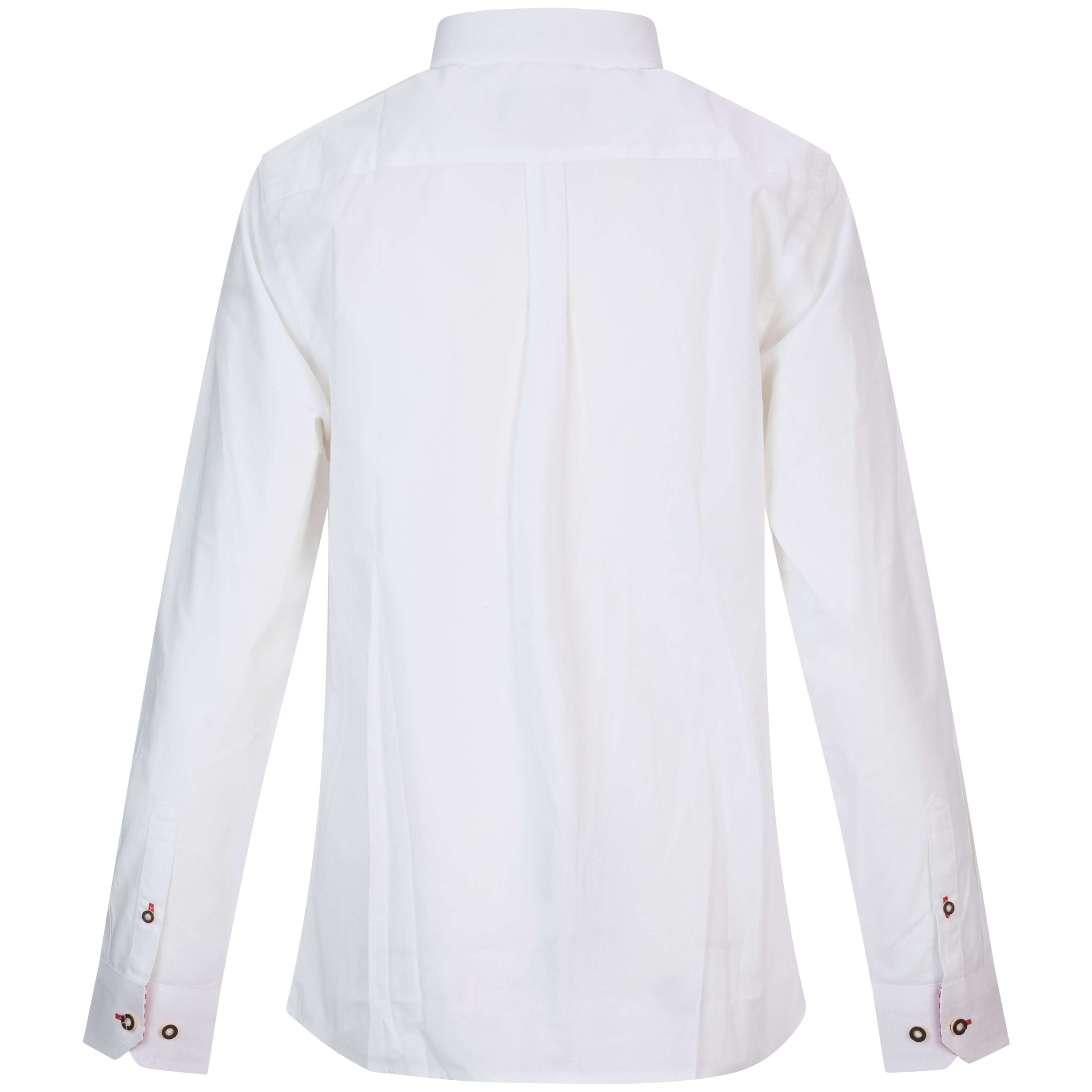 Rückansicht der Damen Bluse "Kärnten", Langarm Bluse, in der Farbe Weiss