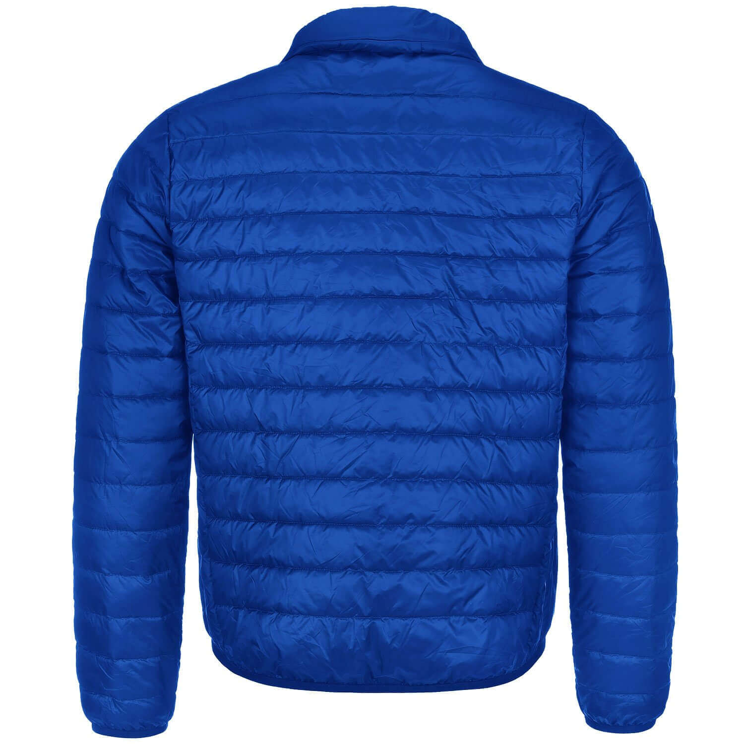 Hinteransicht der "Unisex Daunen-Steppjacke", in der Farbe Blau