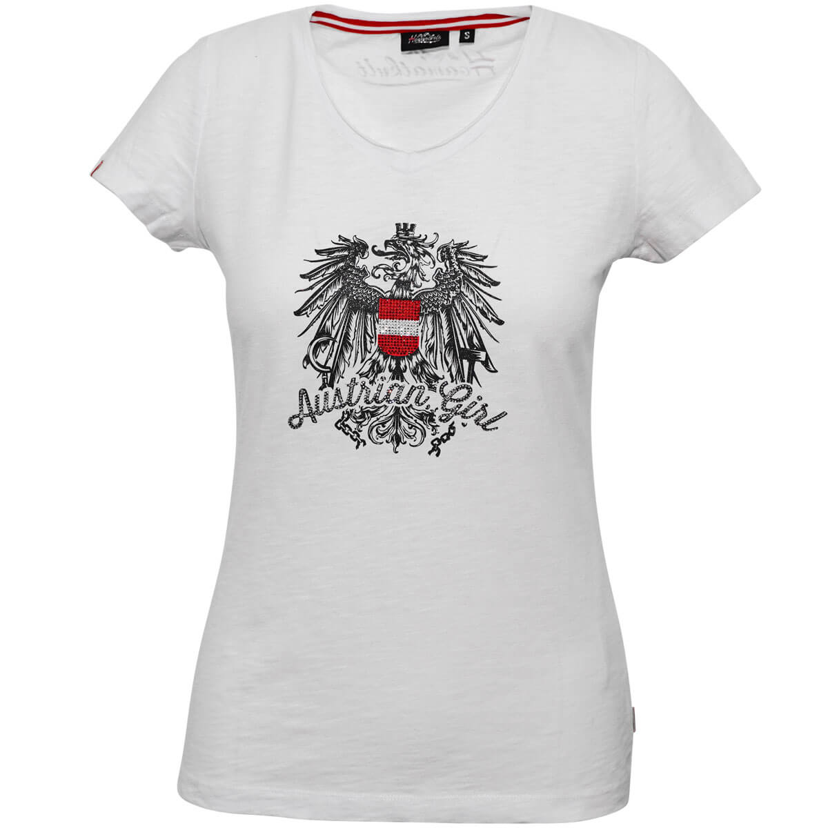 Damen T-Shirt "Austrian Girl", Weiss