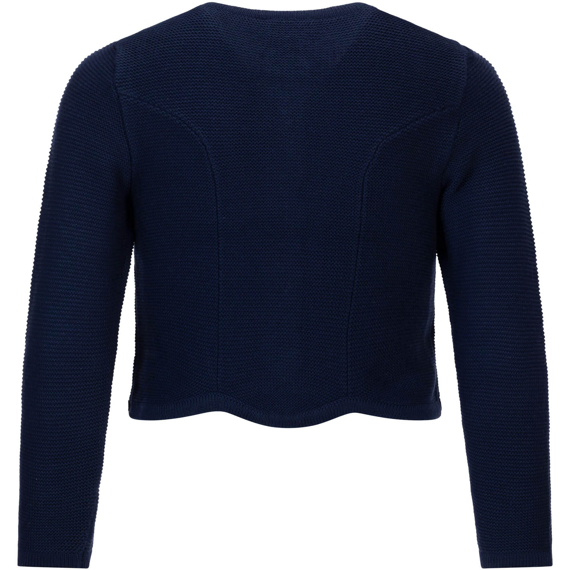 Rückansicht der Mädchen Strickjacke "Achensee", in der Farbe Navy