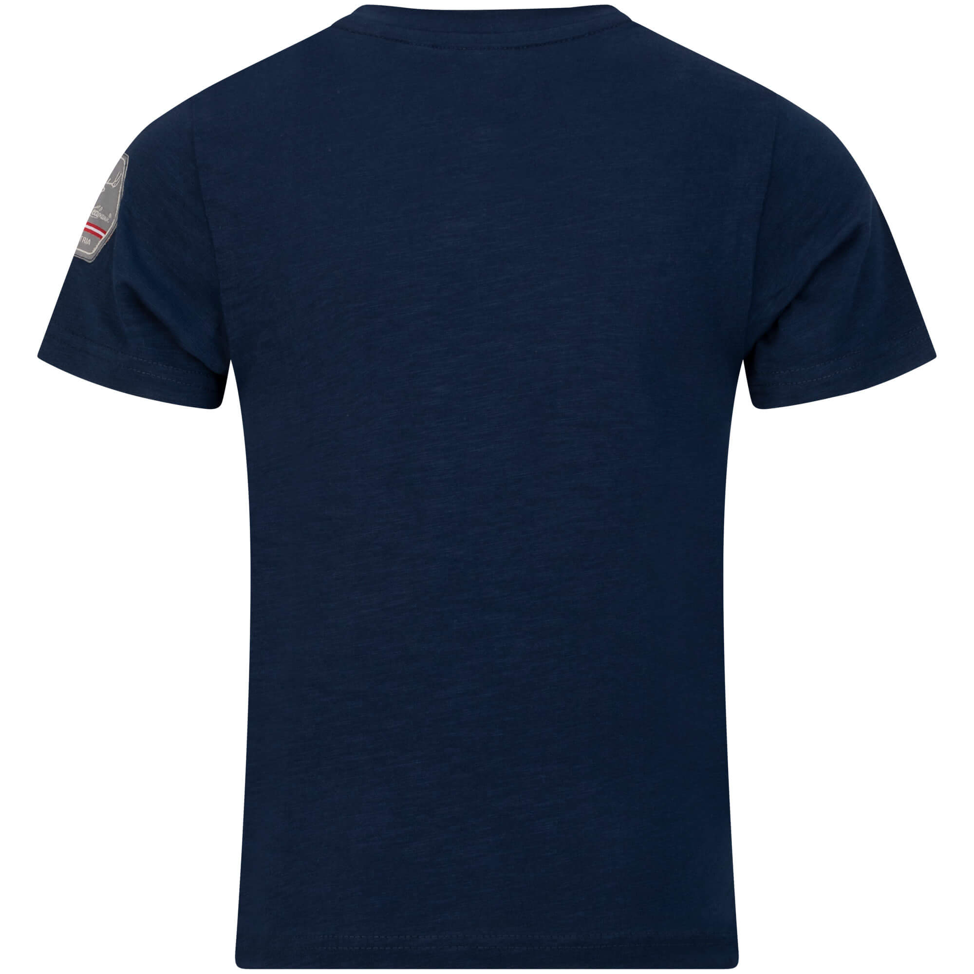 Rückansicht des Kinder T-Shirt "Austria", in der Farbe Navy