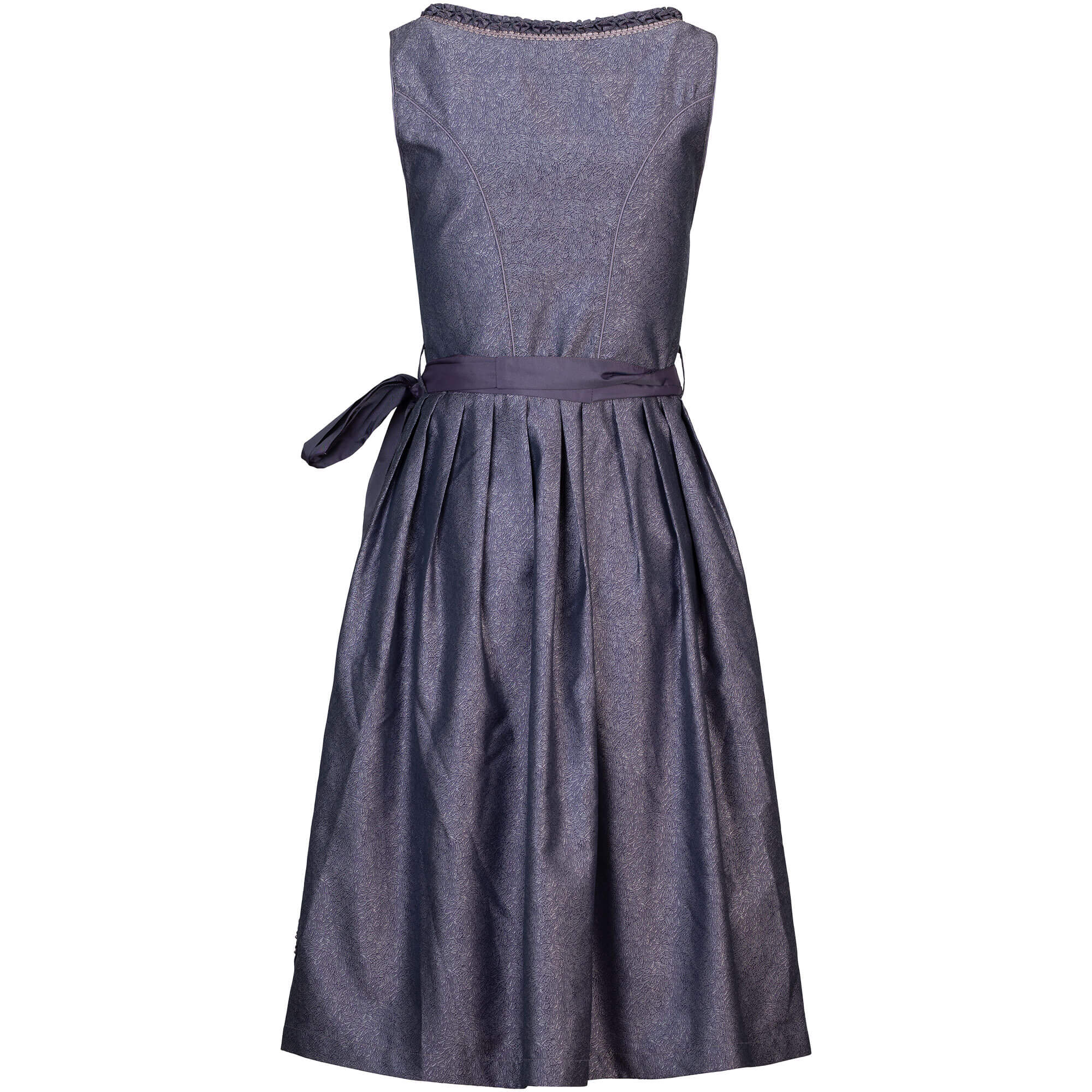 Hinteransicht des Damen Dirndl "Millie" in der Farbe Lila