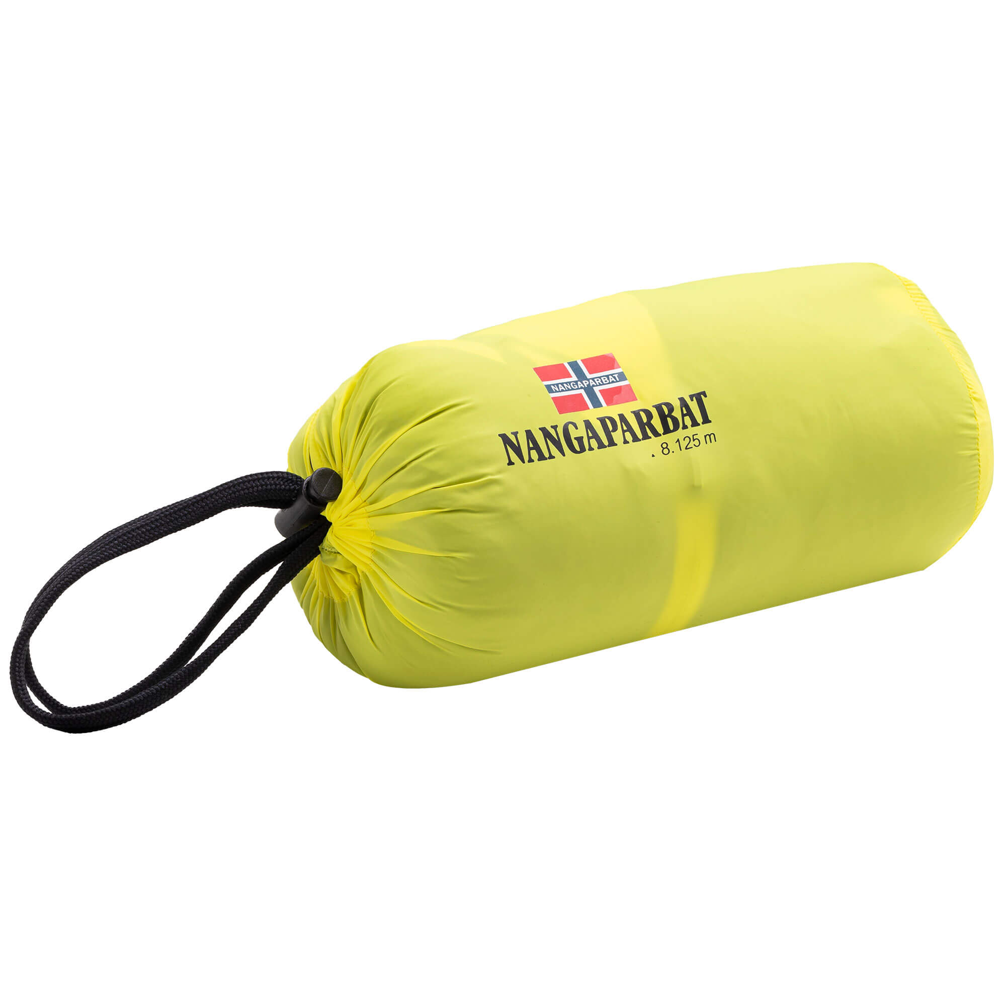 Beutel der ultraleichten Kinder Jacke "Nangaparbat", in der Farbe Gelb