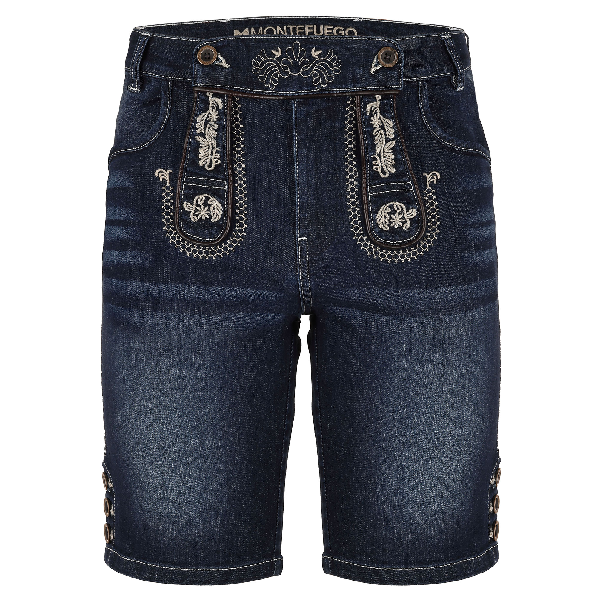 Herren Trachtenhose "Marlon" kurz, Dunkelblau-Navy