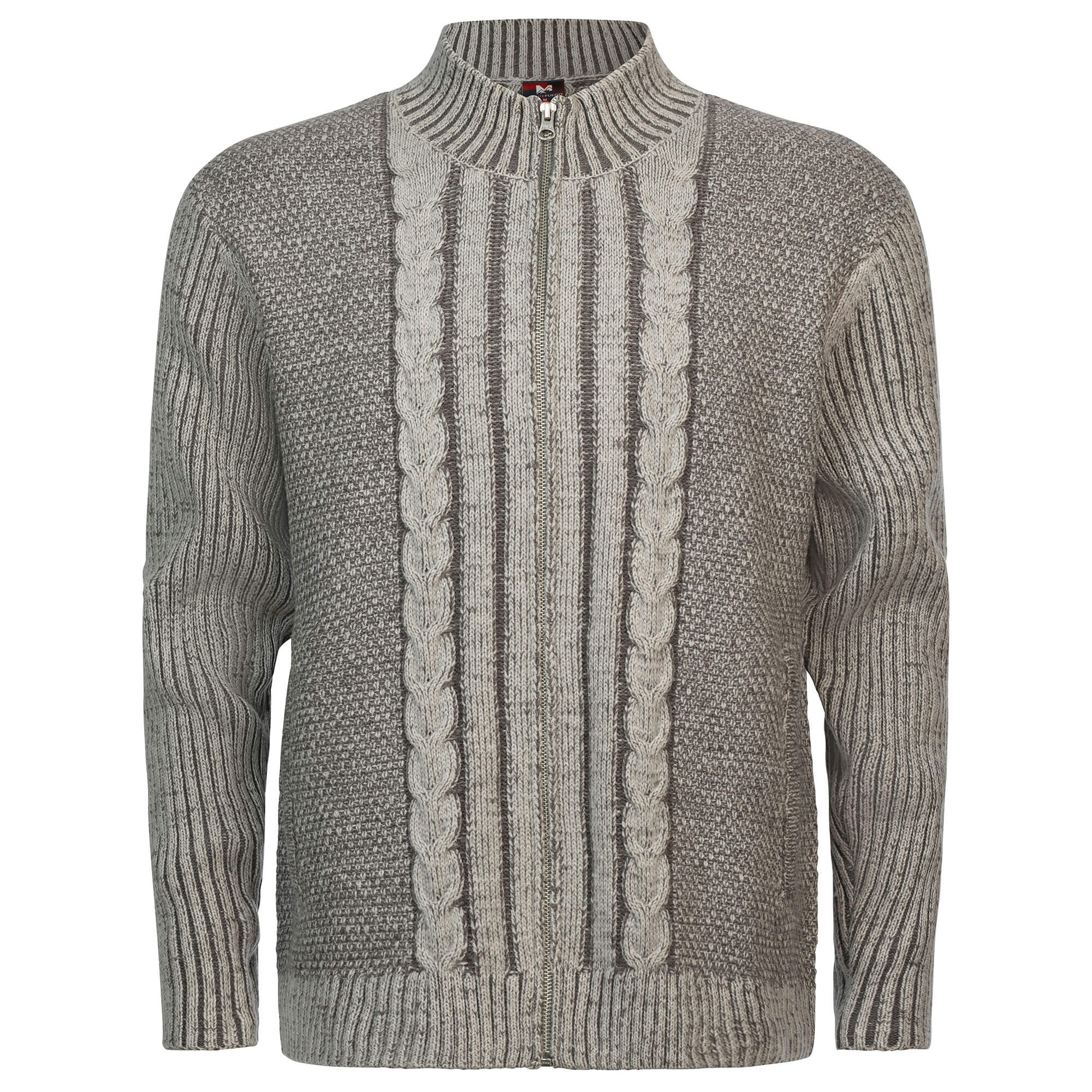 Herren Strickjacke "Noel", Ecru-Melange