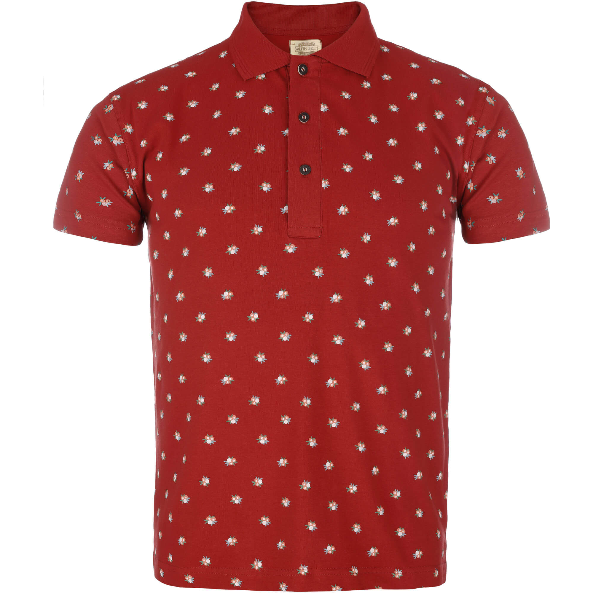 Kinder Blümchen Polo "Kärnten", Rot