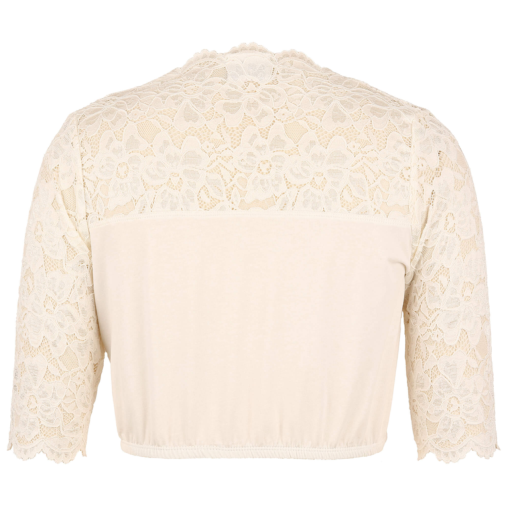 Hinteransicht der Damen Dirndlbluse "Melissa" in der Farbe Skin