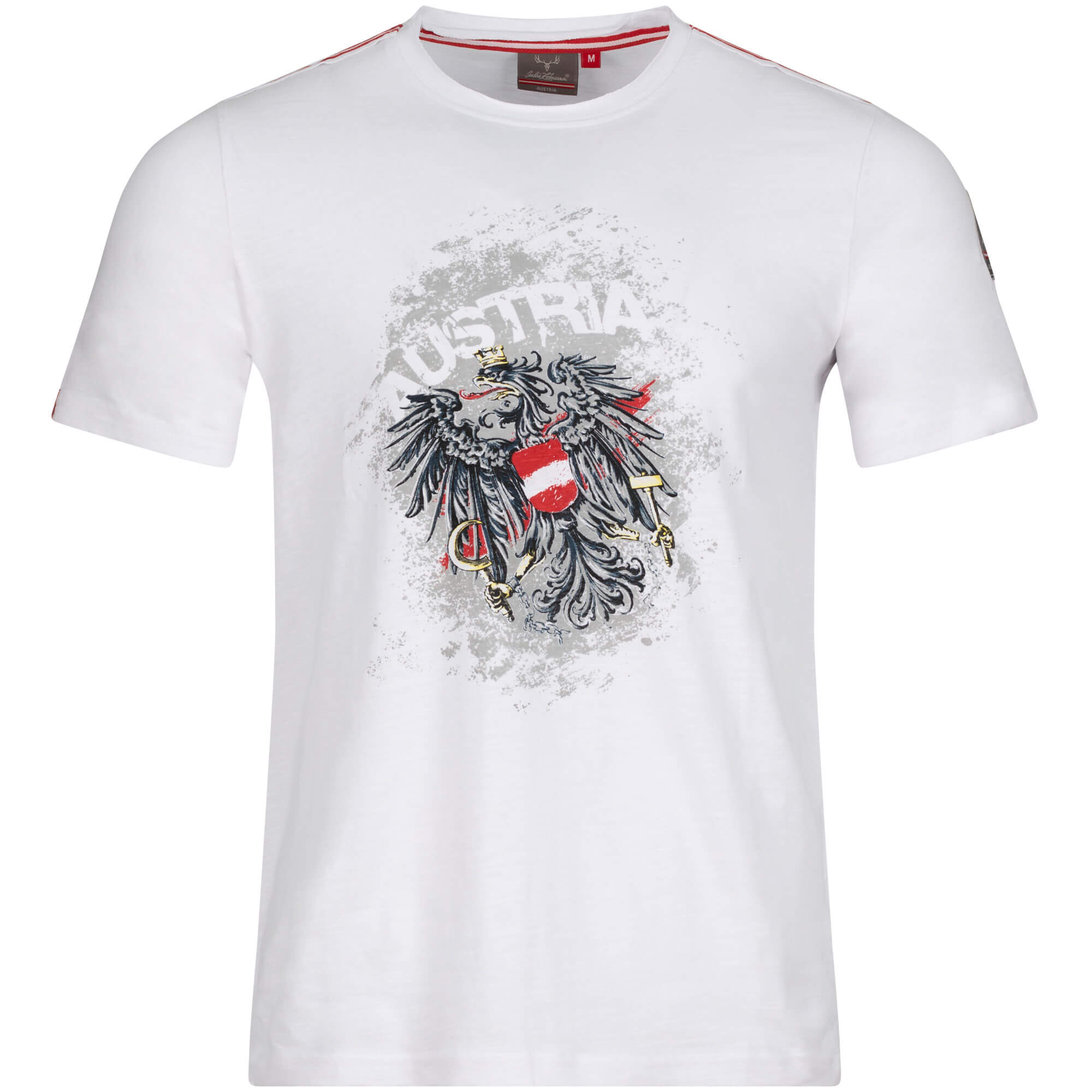 Herren T-Shirt "Austria", Weiß