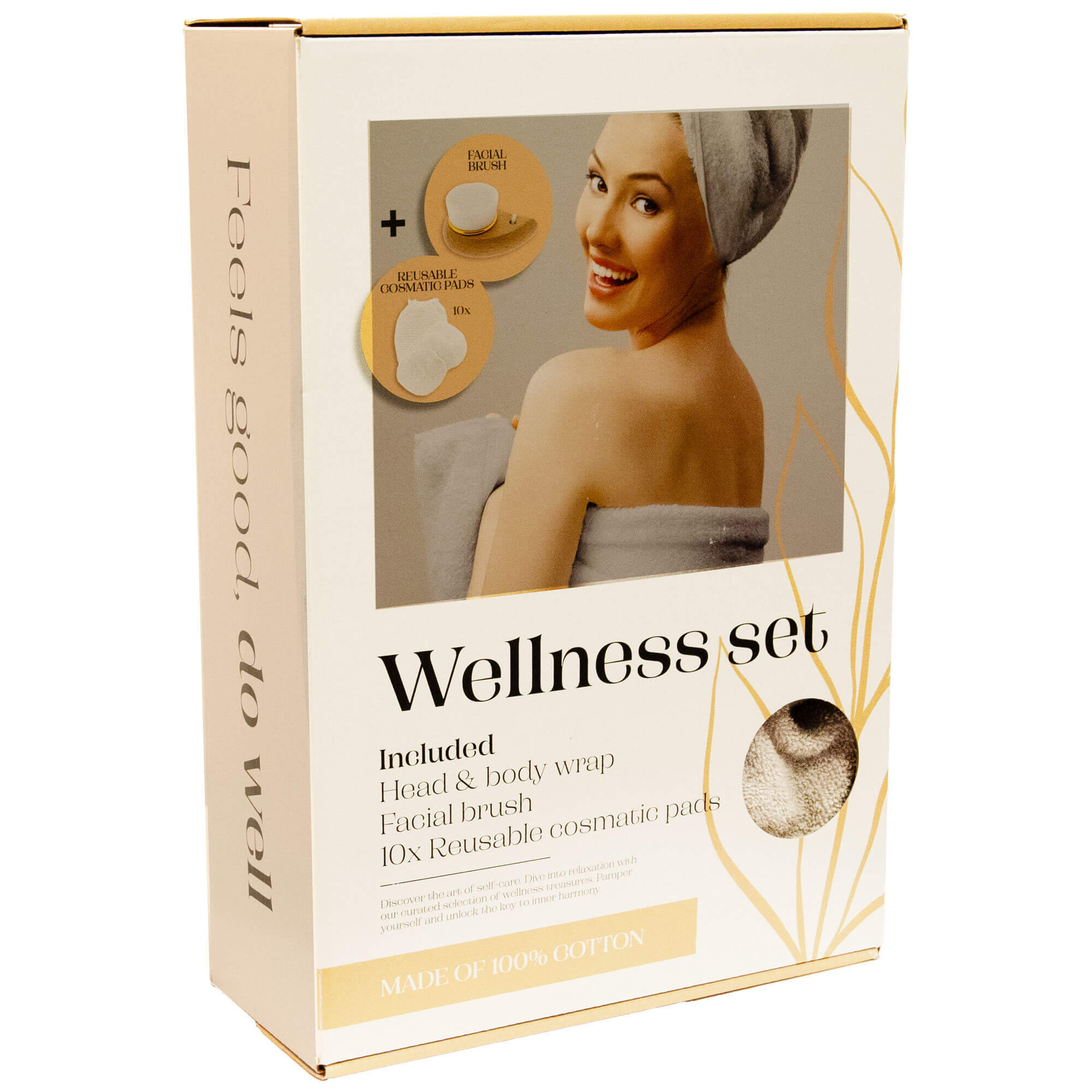 Vorderansicht des Wellness-Set