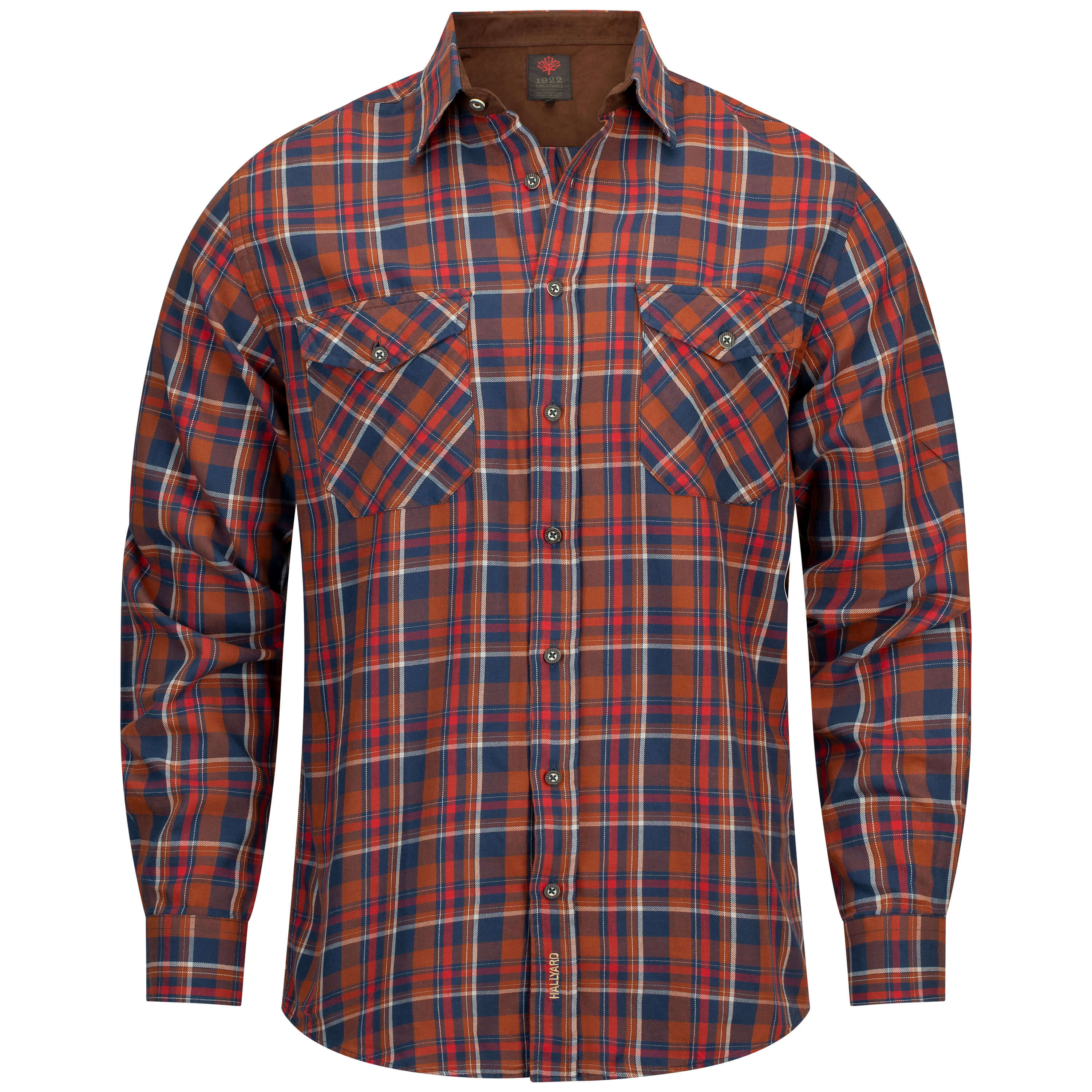 Herren Jagdhemd "Jason", Rot Blau