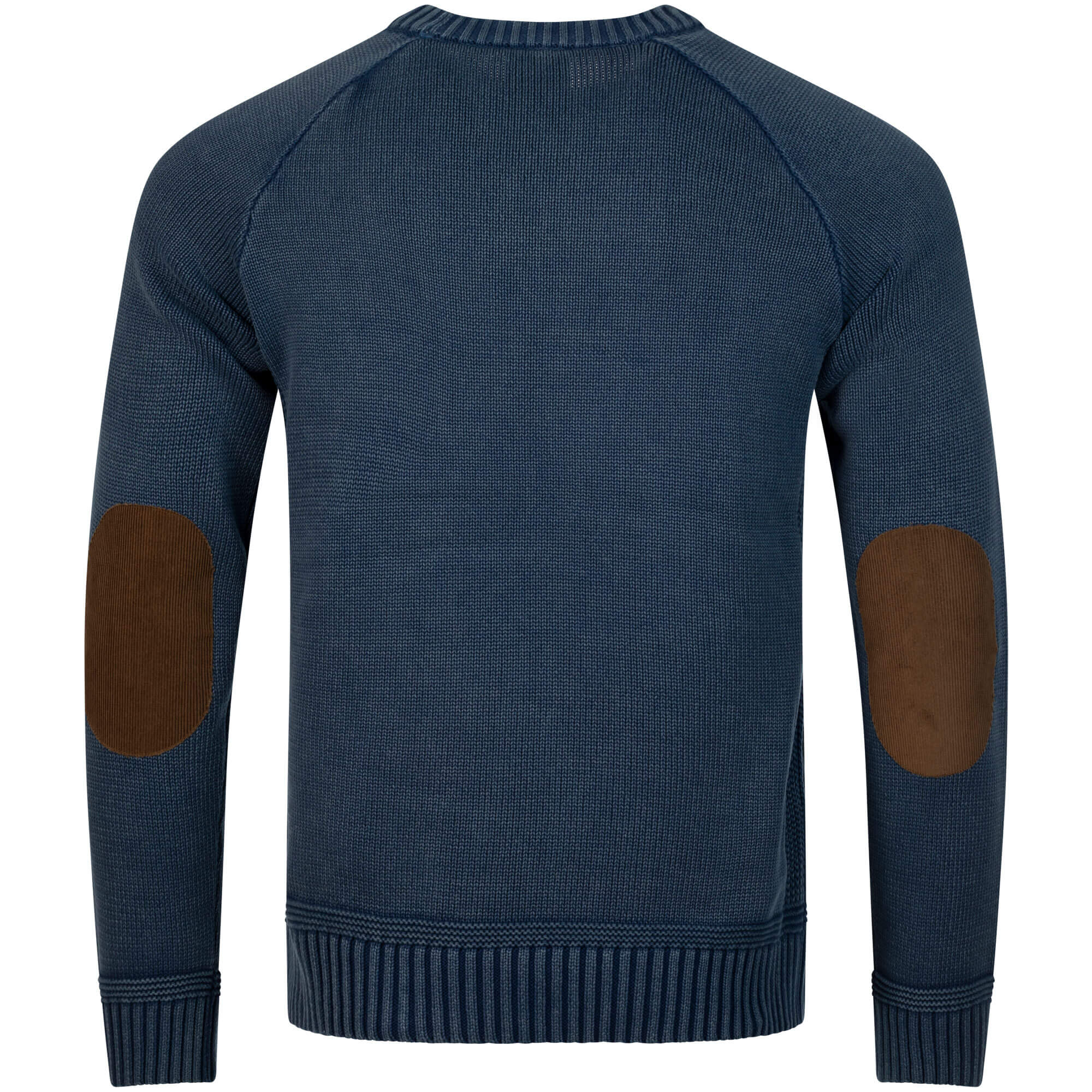 Rücksansicht Herren Strickpullover "Oliver" in der Farbe Navy