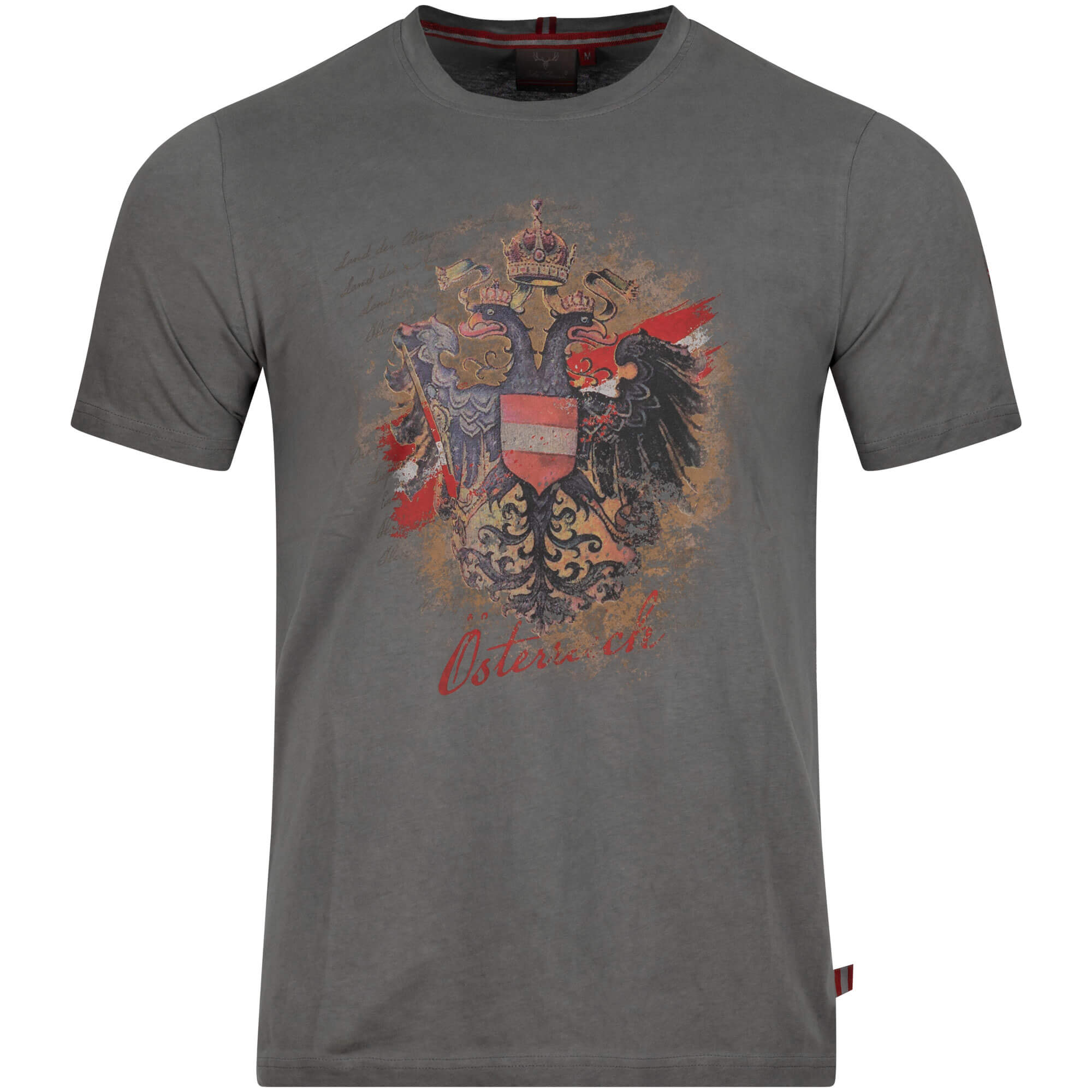 Herren T-Shirt "Austria", Grau