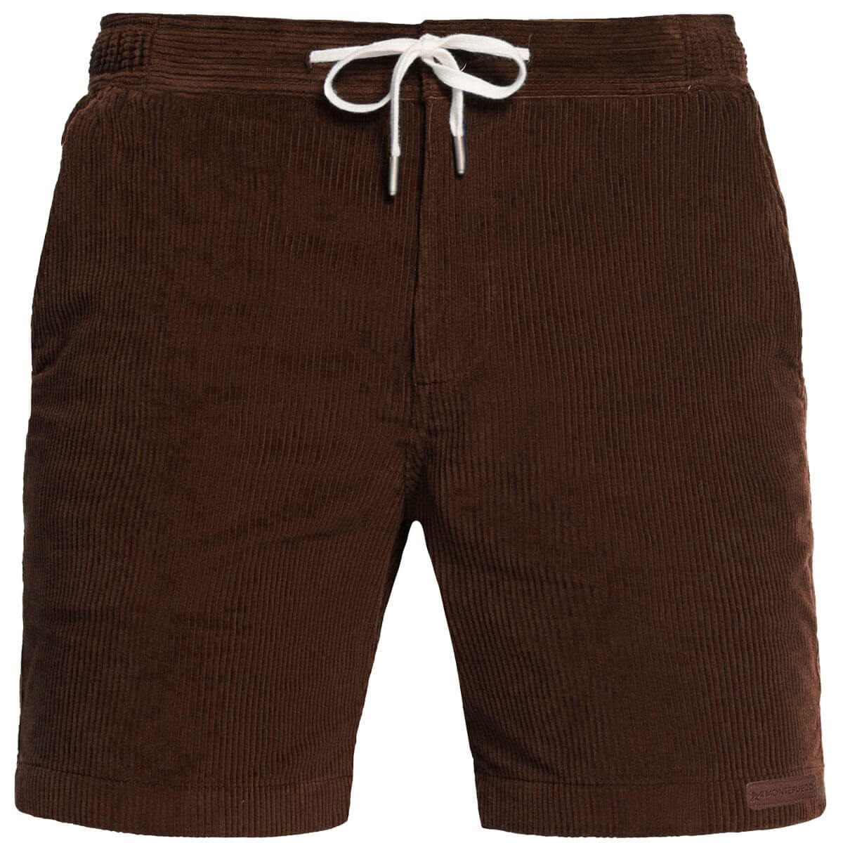 Vorderansicht der Herren Cord Shorts "Sommer" in der Farbe Braun