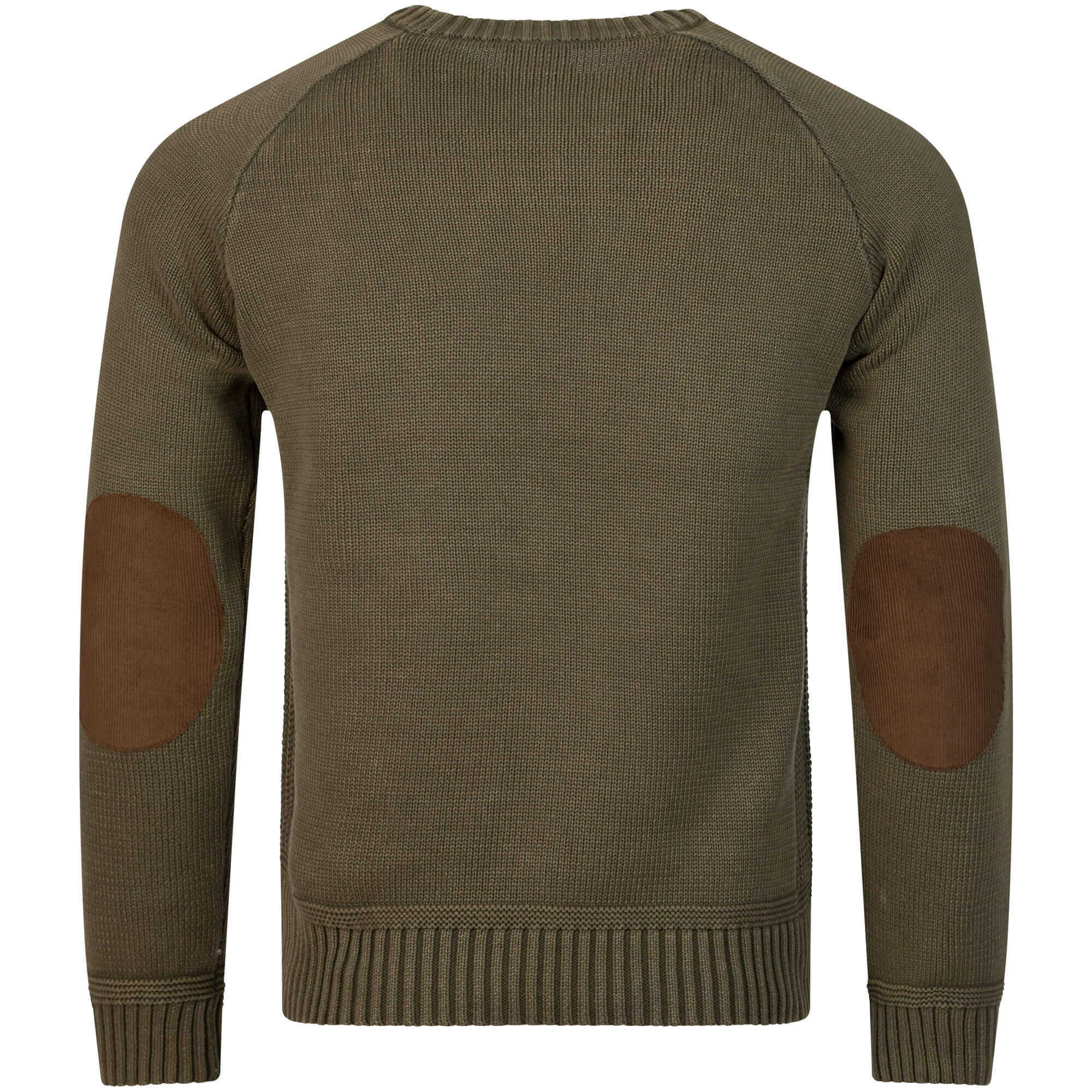 Rücksansicht Herren Strickpullover "Oliver" in der Farbe Grün