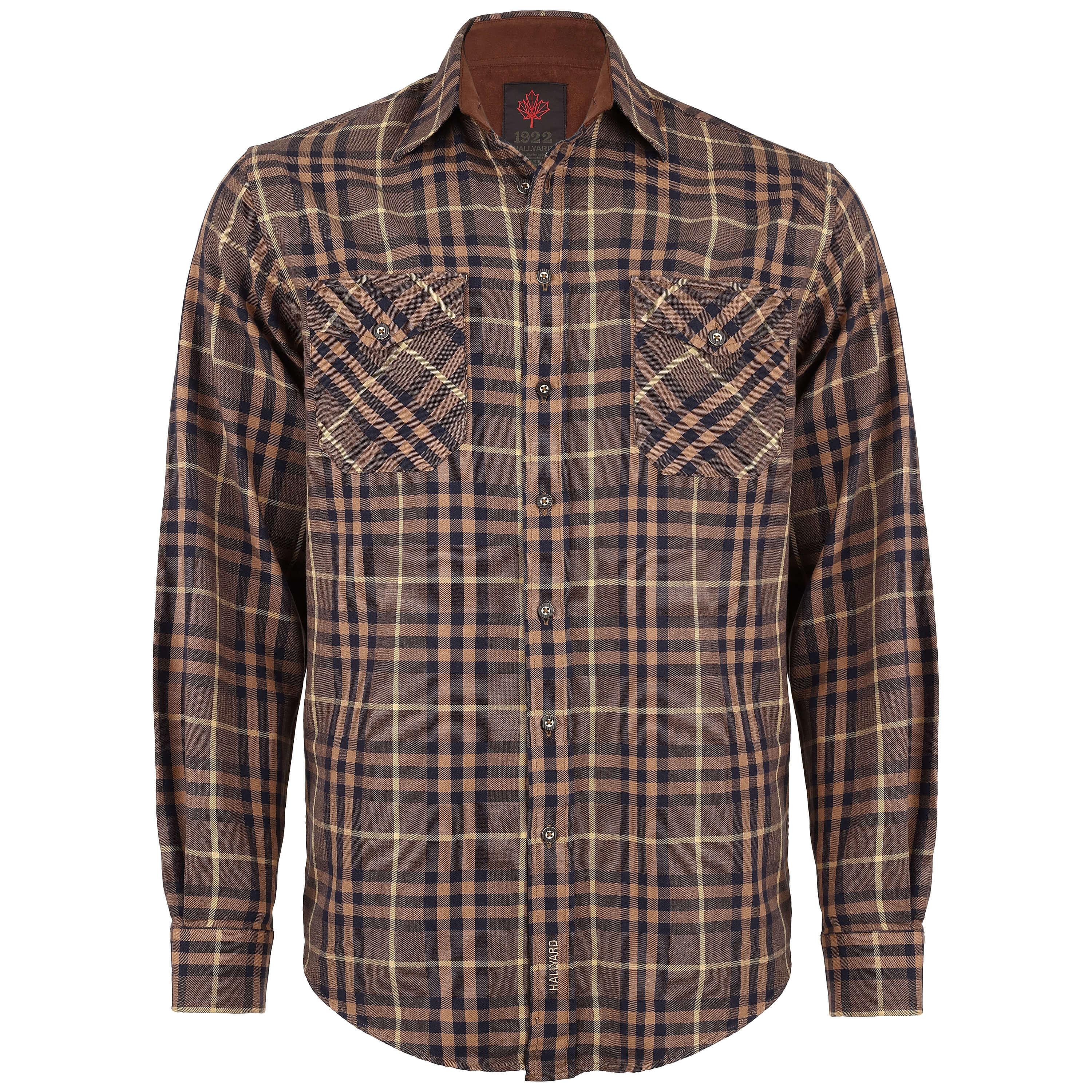 Herren Jagdhemd "Bunny"; Braun