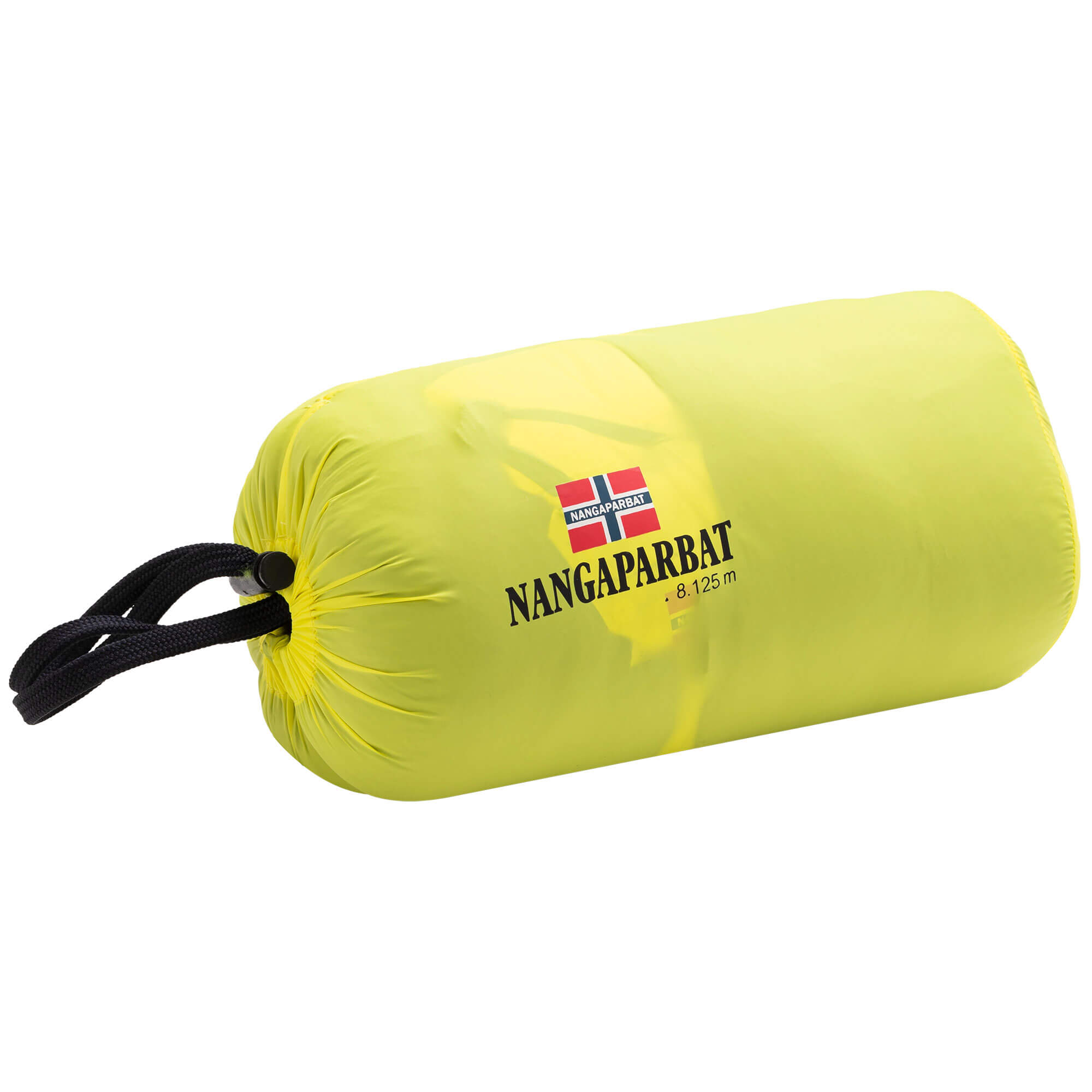 Beutel der ultraleichten Herren Jacke "Nangaparbat", in der Farbe Gelb