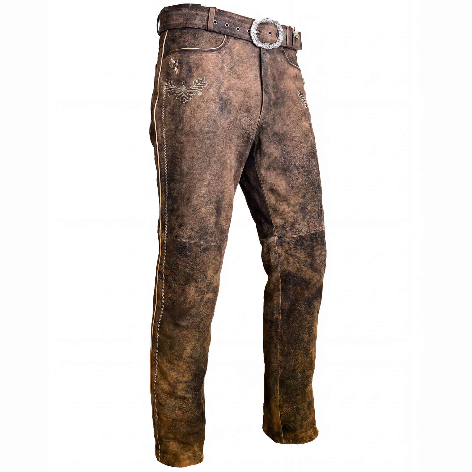 Herren Lederhose "Bertl" A8, lang