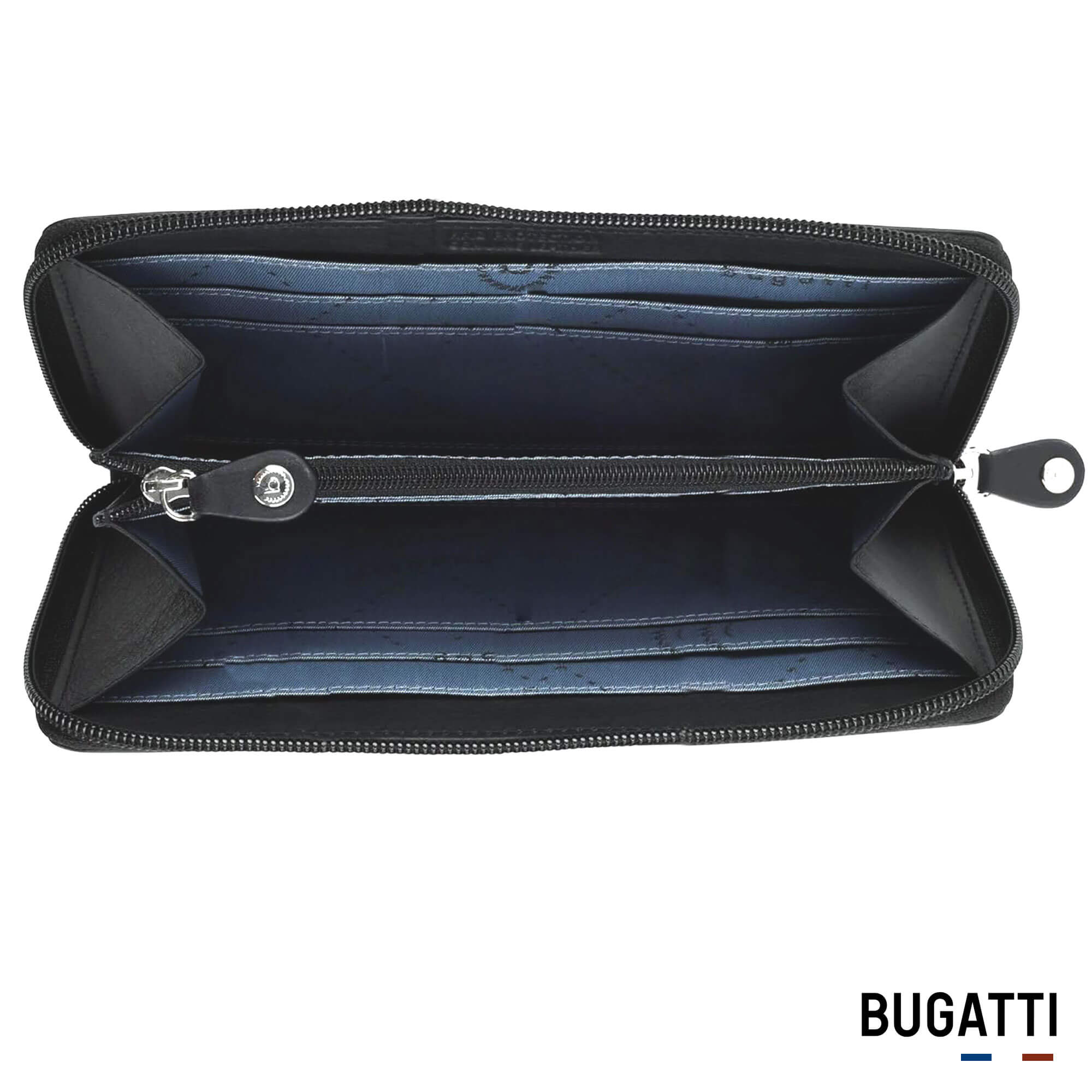 Innenansicht der Damen Geldbörse, in der Farbe Schwarz