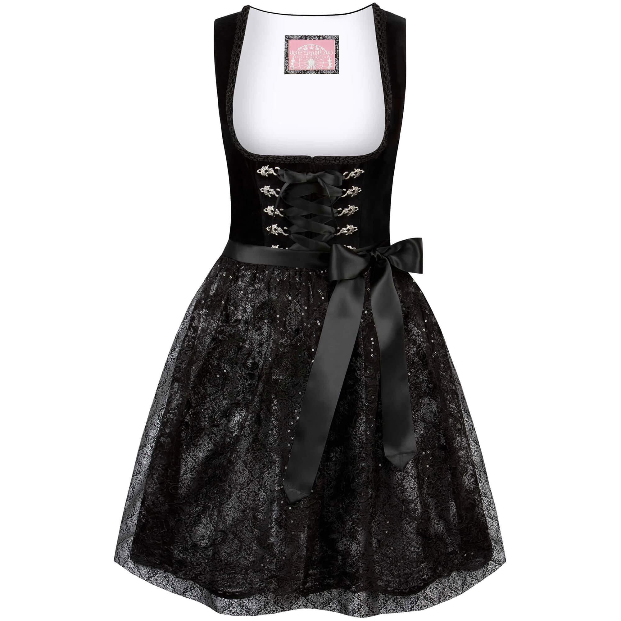 Damen Dirndl "Hannelore", Schwarz