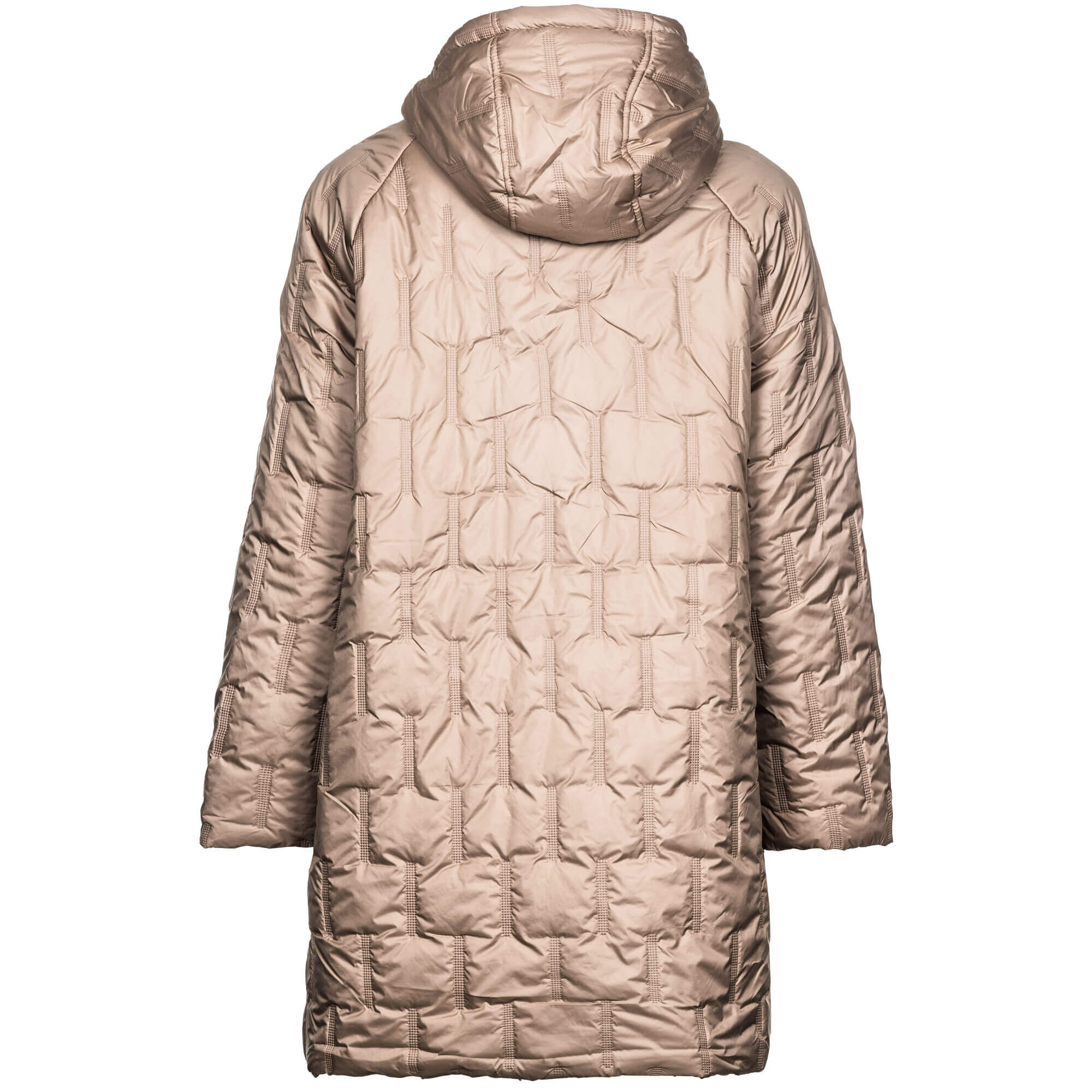 Hinteransicht der Damen Jacke Padded Coat "Ellen", in Beige