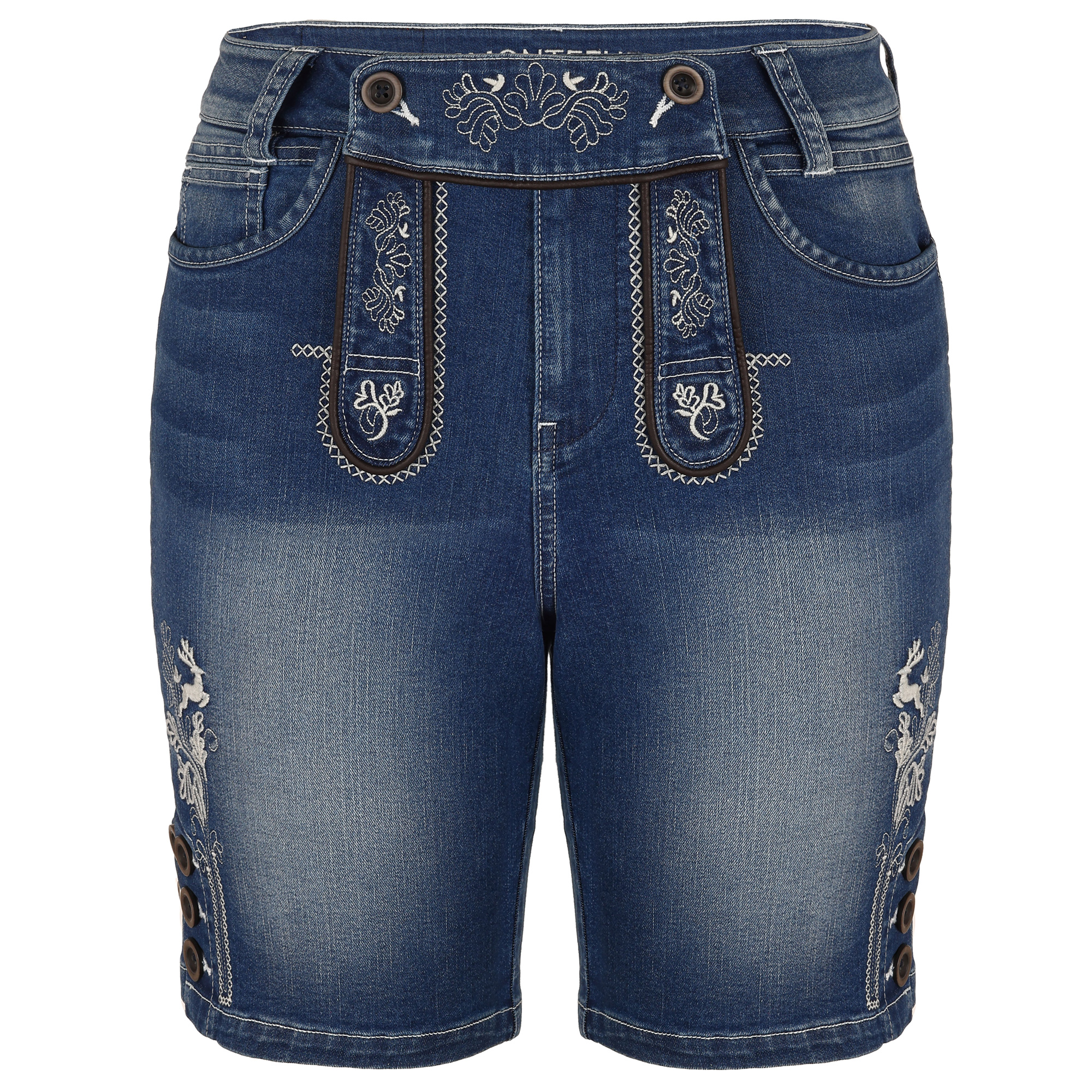 Damen Trachtenhose "Melina" kurz, Hellblau