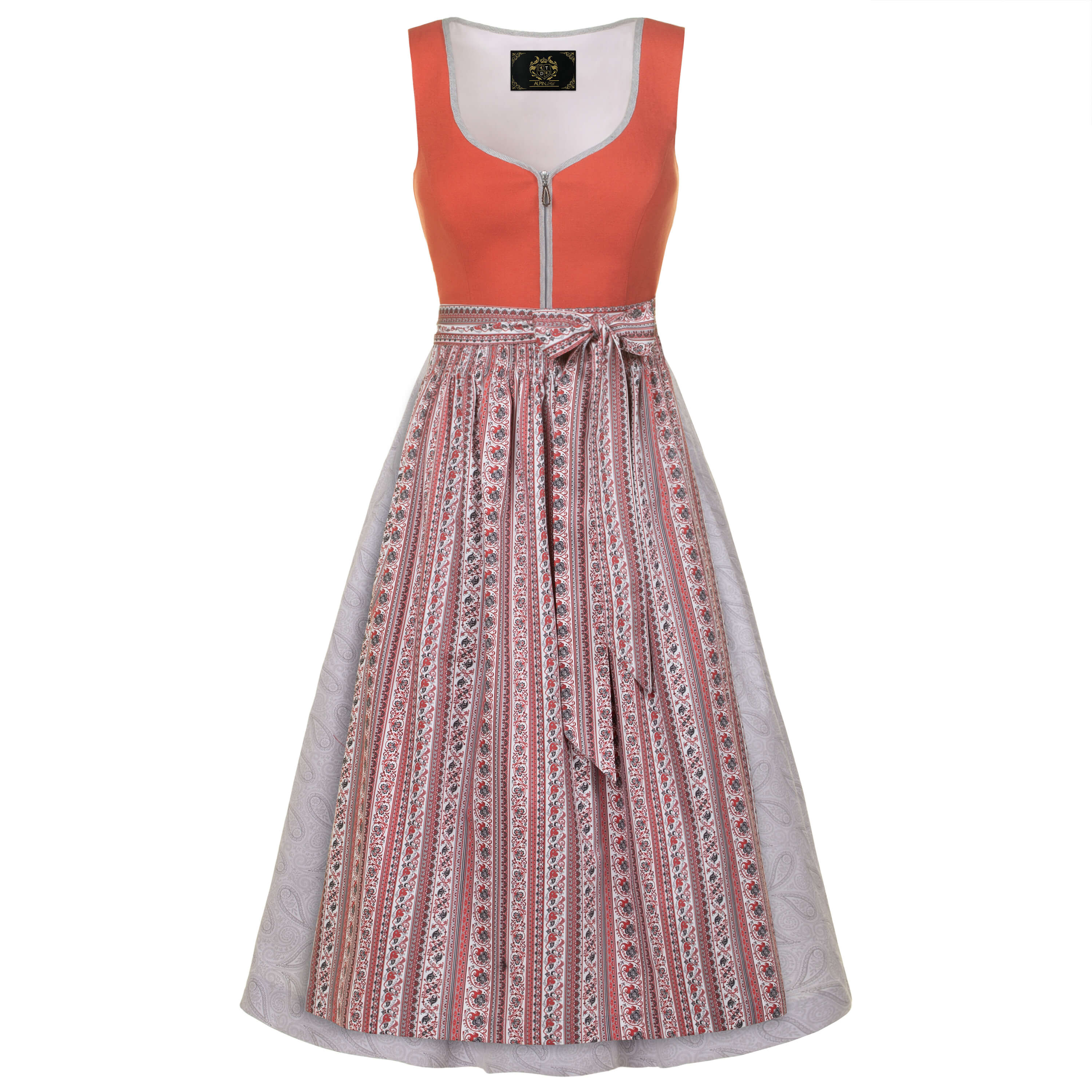 Damen Dirndl "Oxana", Orange