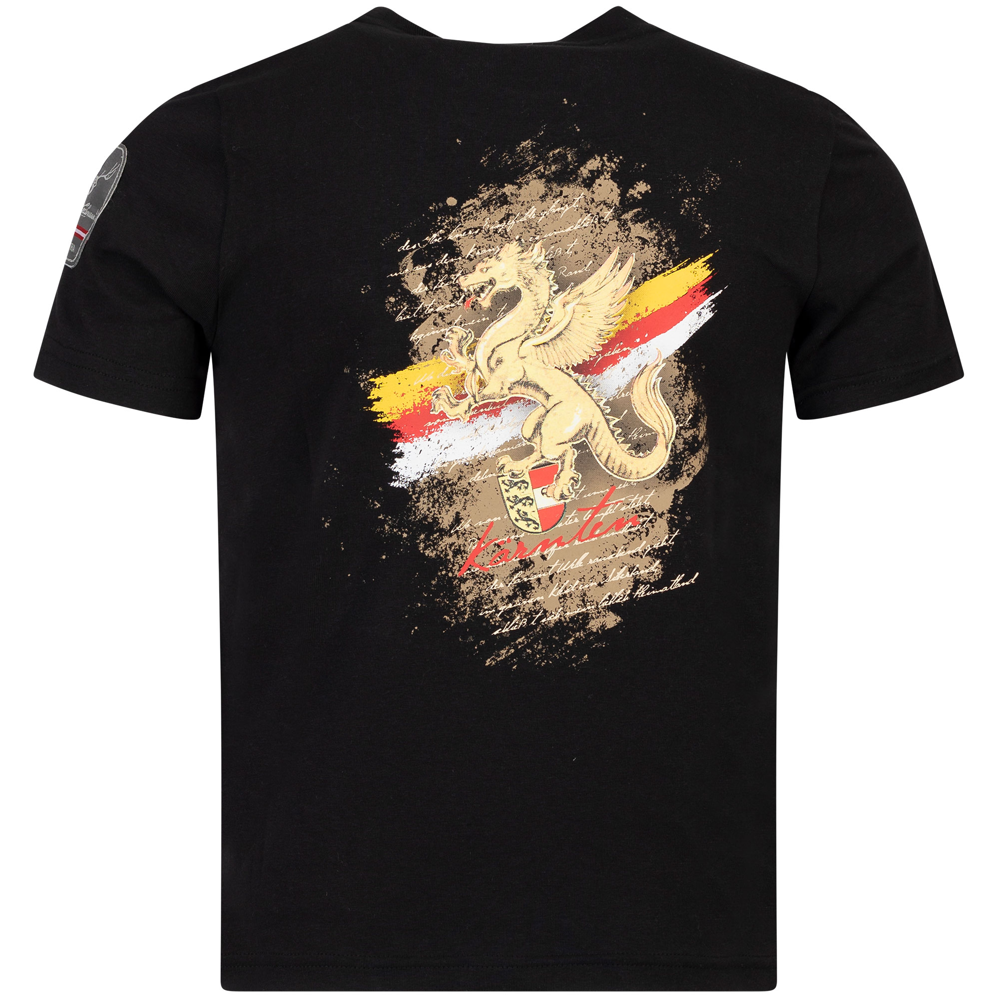 Kinder T-Shirt "Kärnten", Schwarz