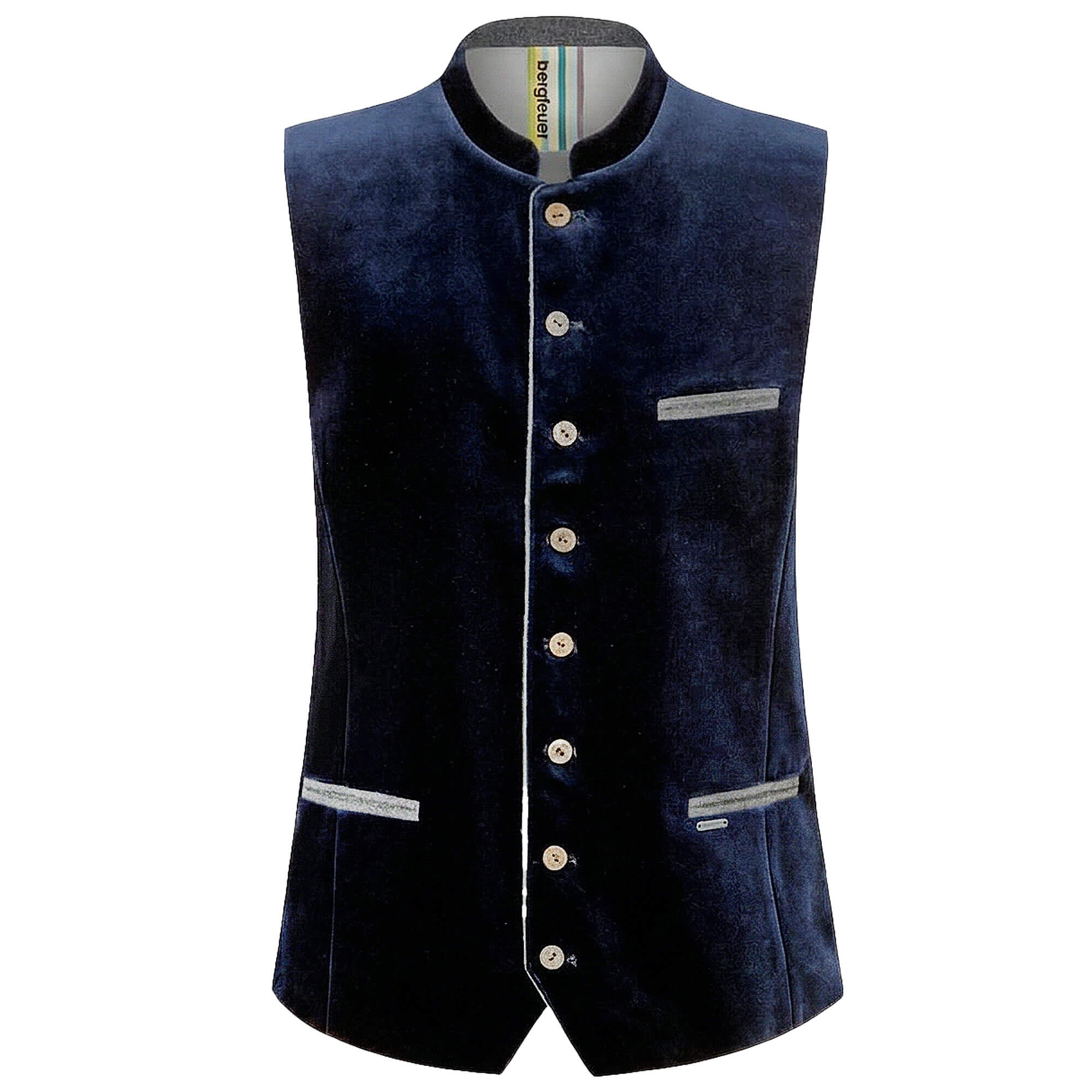 Herren Trachten-Gilet "Peter", Nachtblau