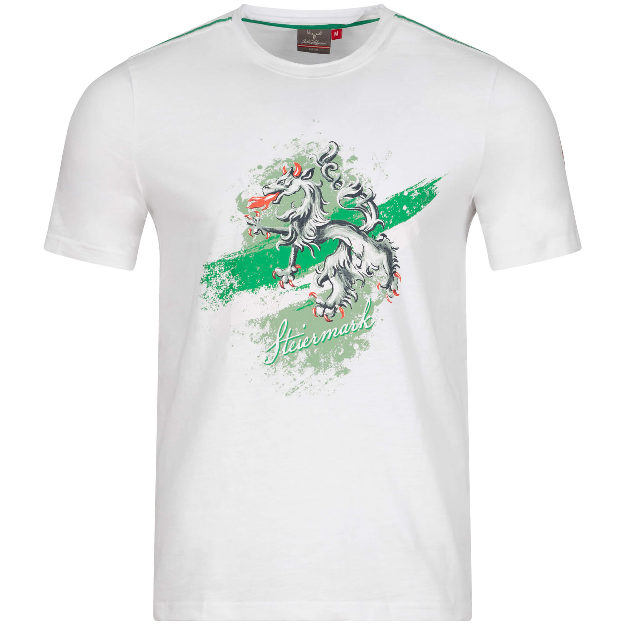 Herren T-Shirt "Steiermark", Weiß