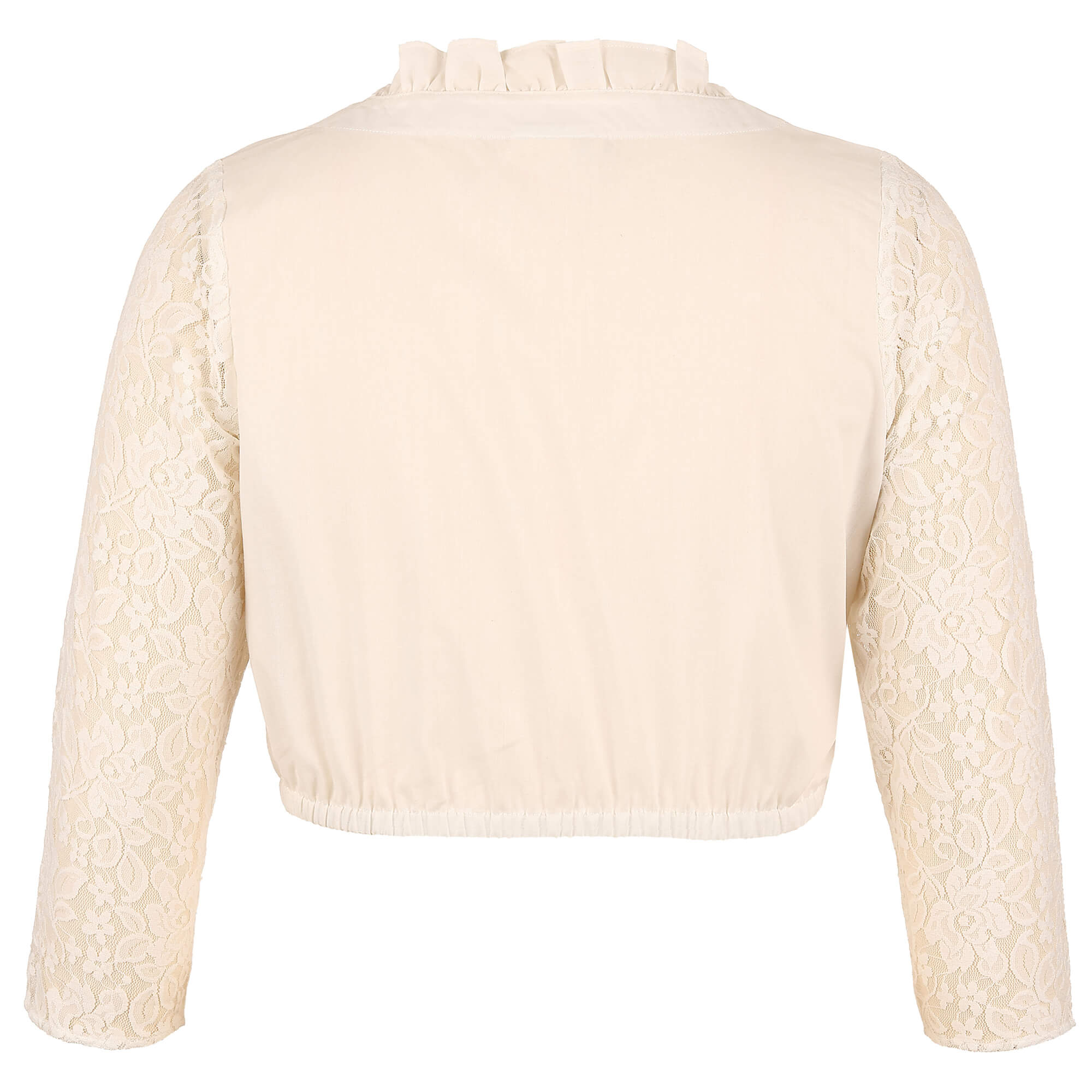 Hinteransicht der Damen Dirndlbluse "Alina" in der Farbe Skin