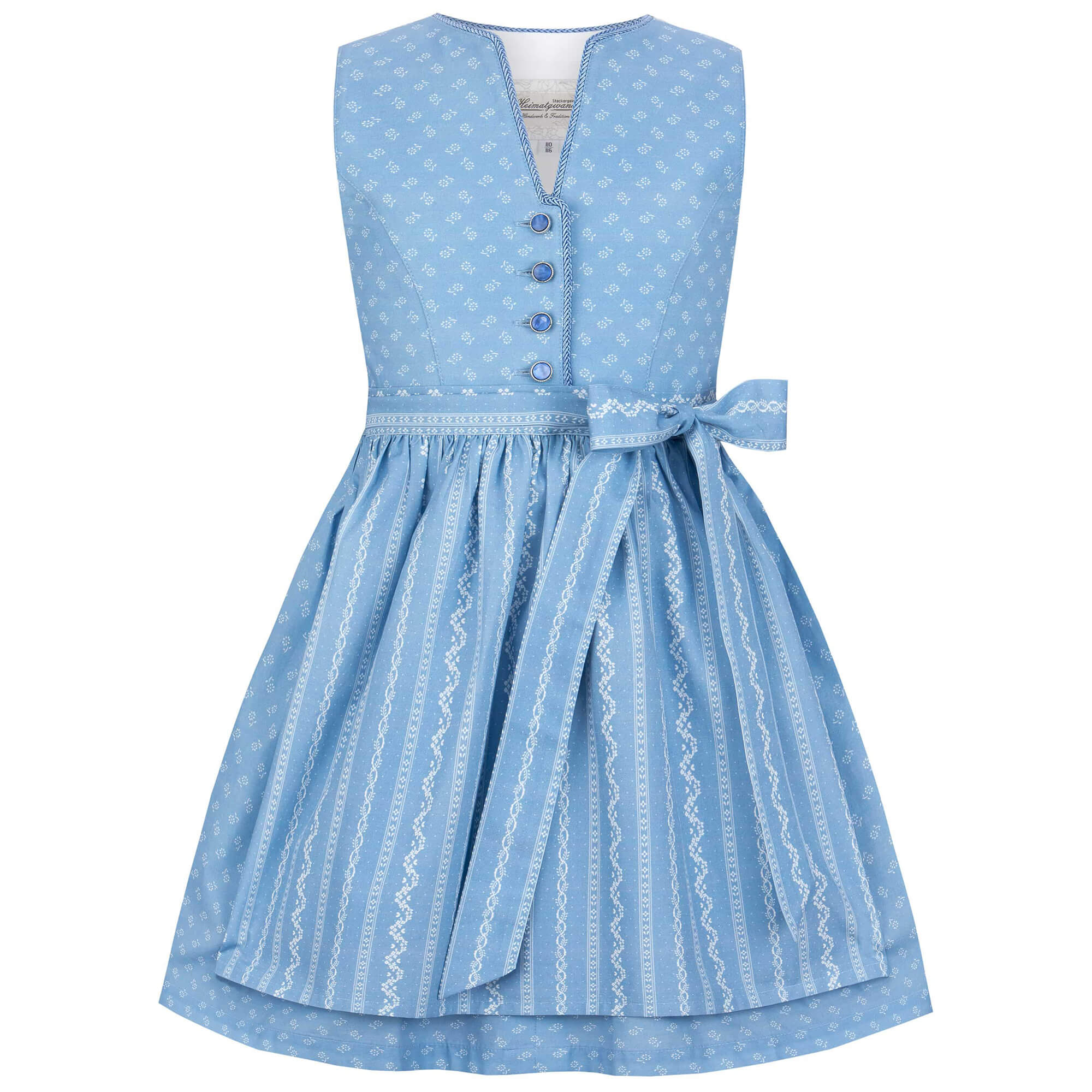 Kinderdirndl "Leni", Hellblau