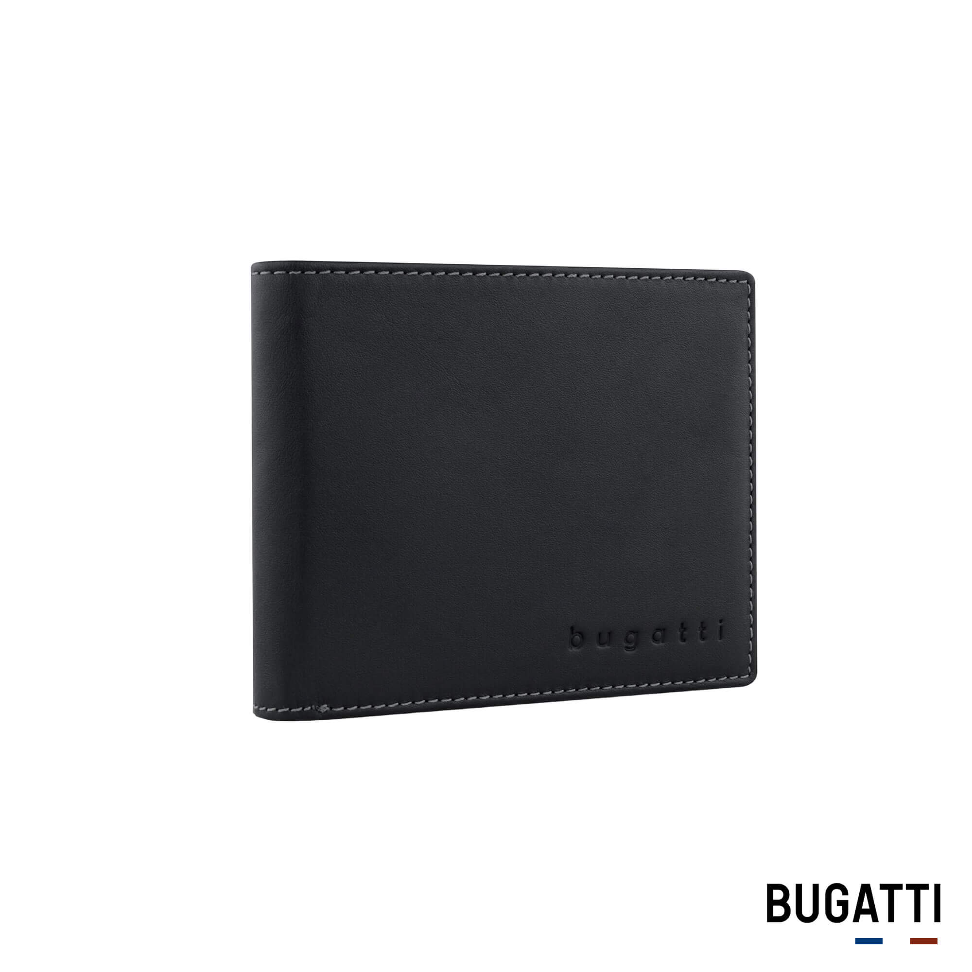 Vorderansicht der Herren Geldbörse "Passion", in der Farbe Schwarz