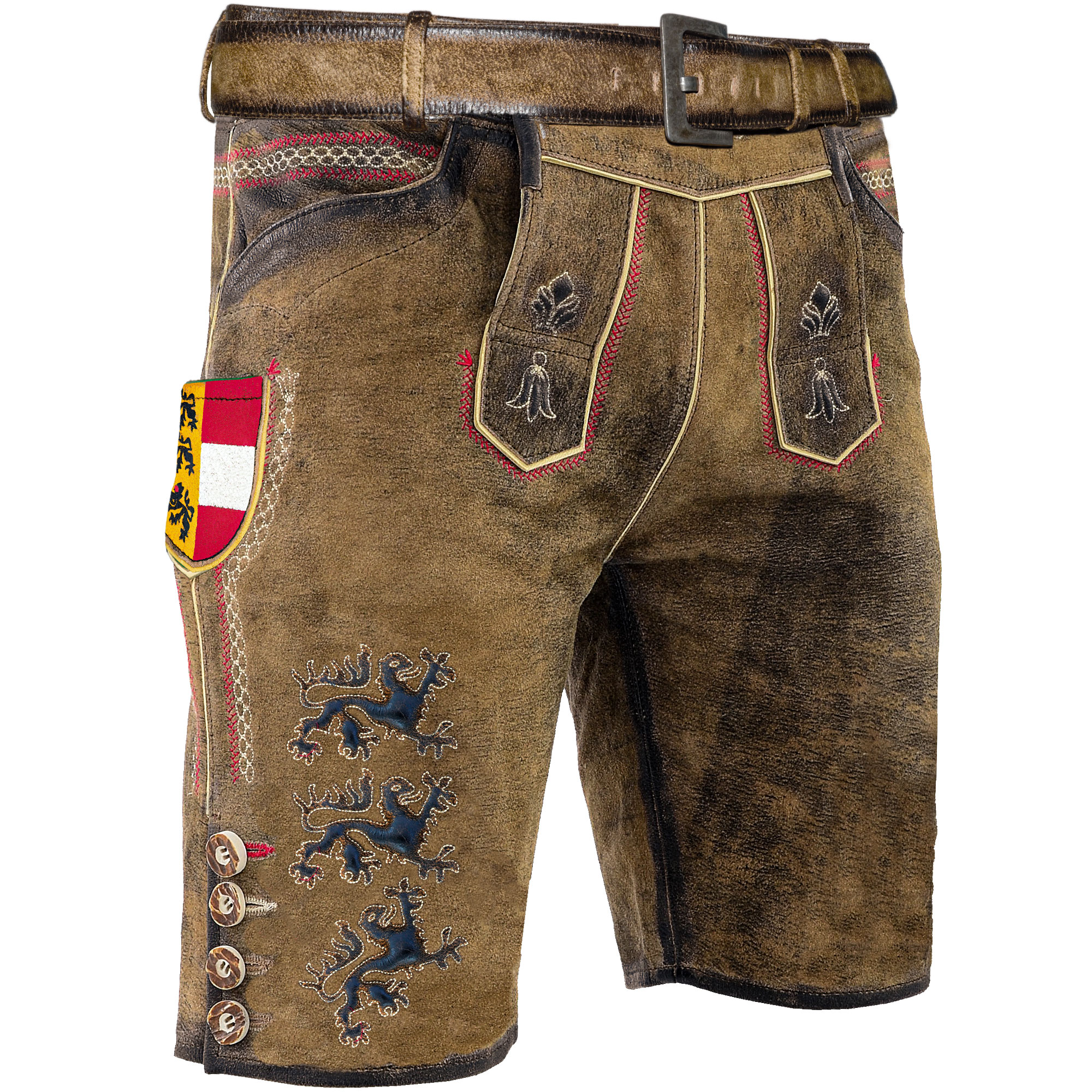 Kinder Lederhose "Bondi-Kärnten", Braun