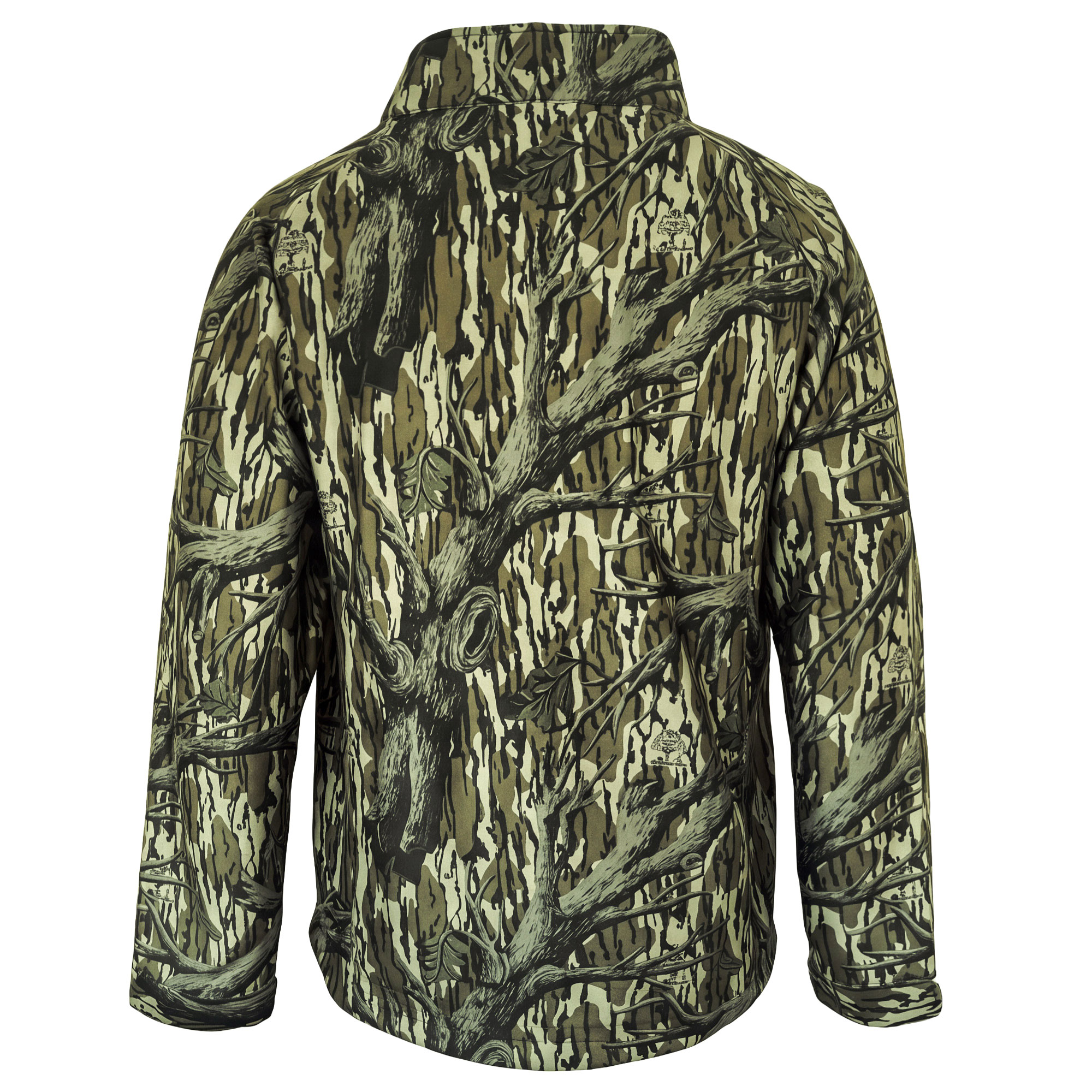 Hinteransicht der Herren Jagdjacke "Hunt" in Camo-Tree-Grün