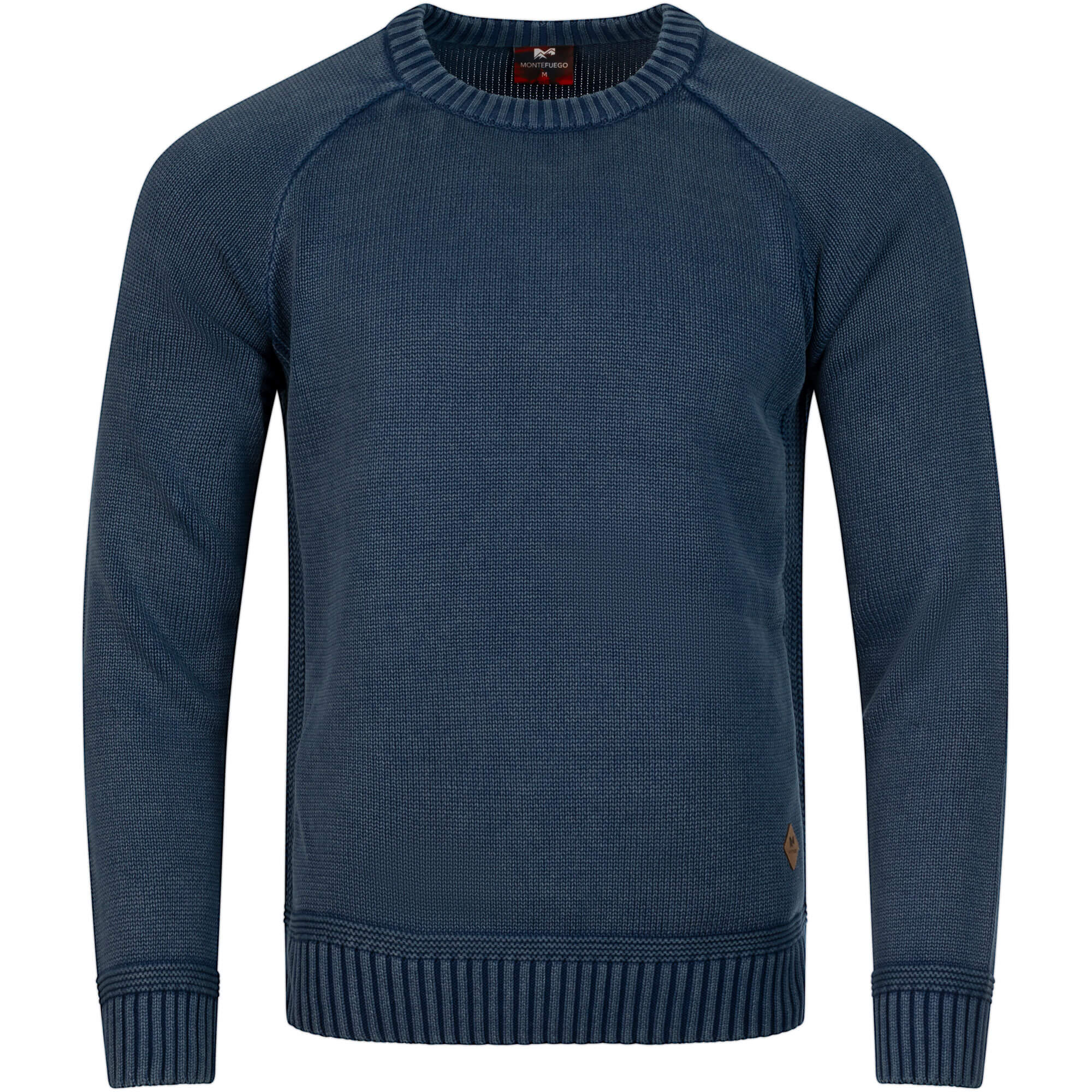 Vorderansicht Herren Strickpullover "Oliver" in der Farbe Navy