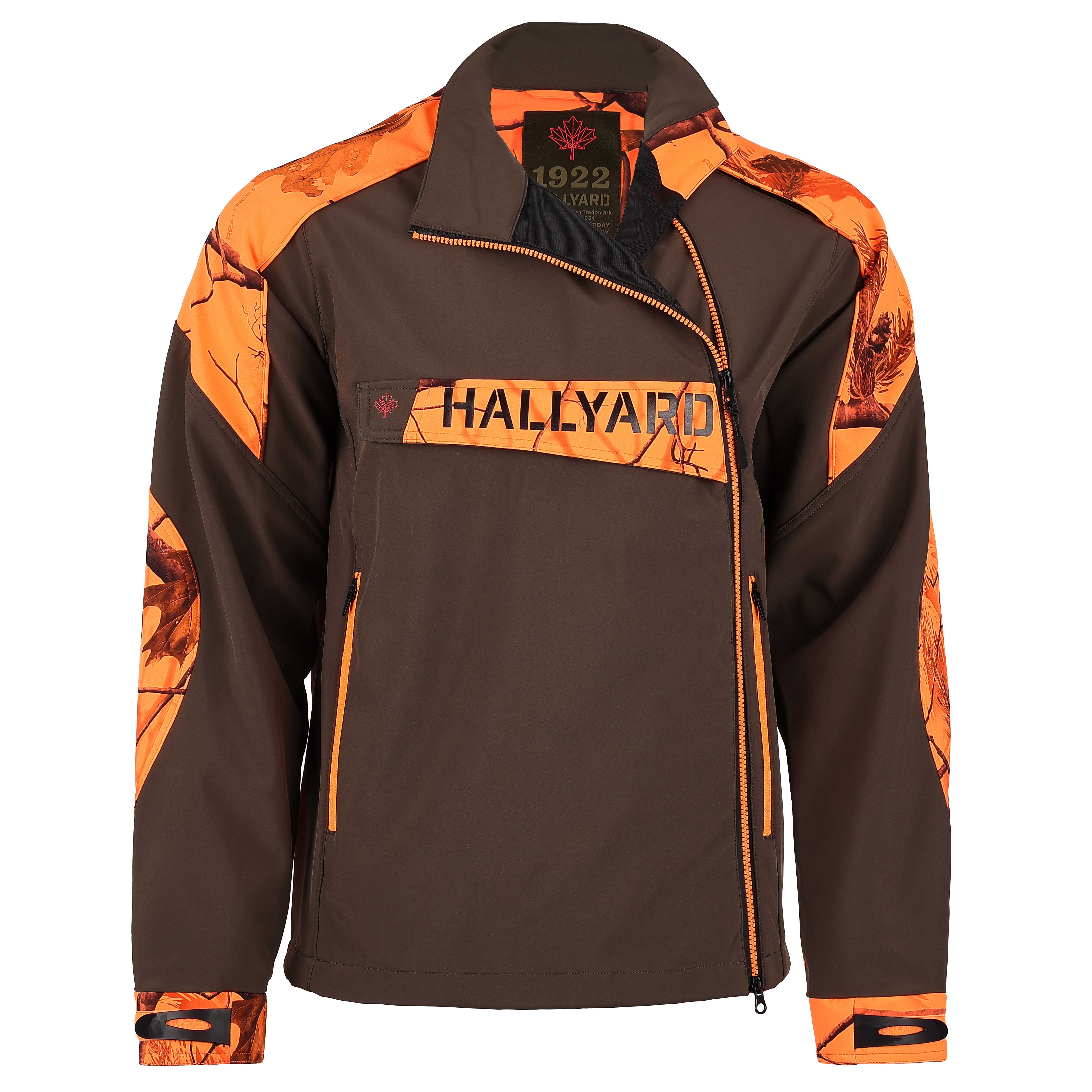 Vorderansicht der Herren Jagdjacke "Deer" in Braun-Orange