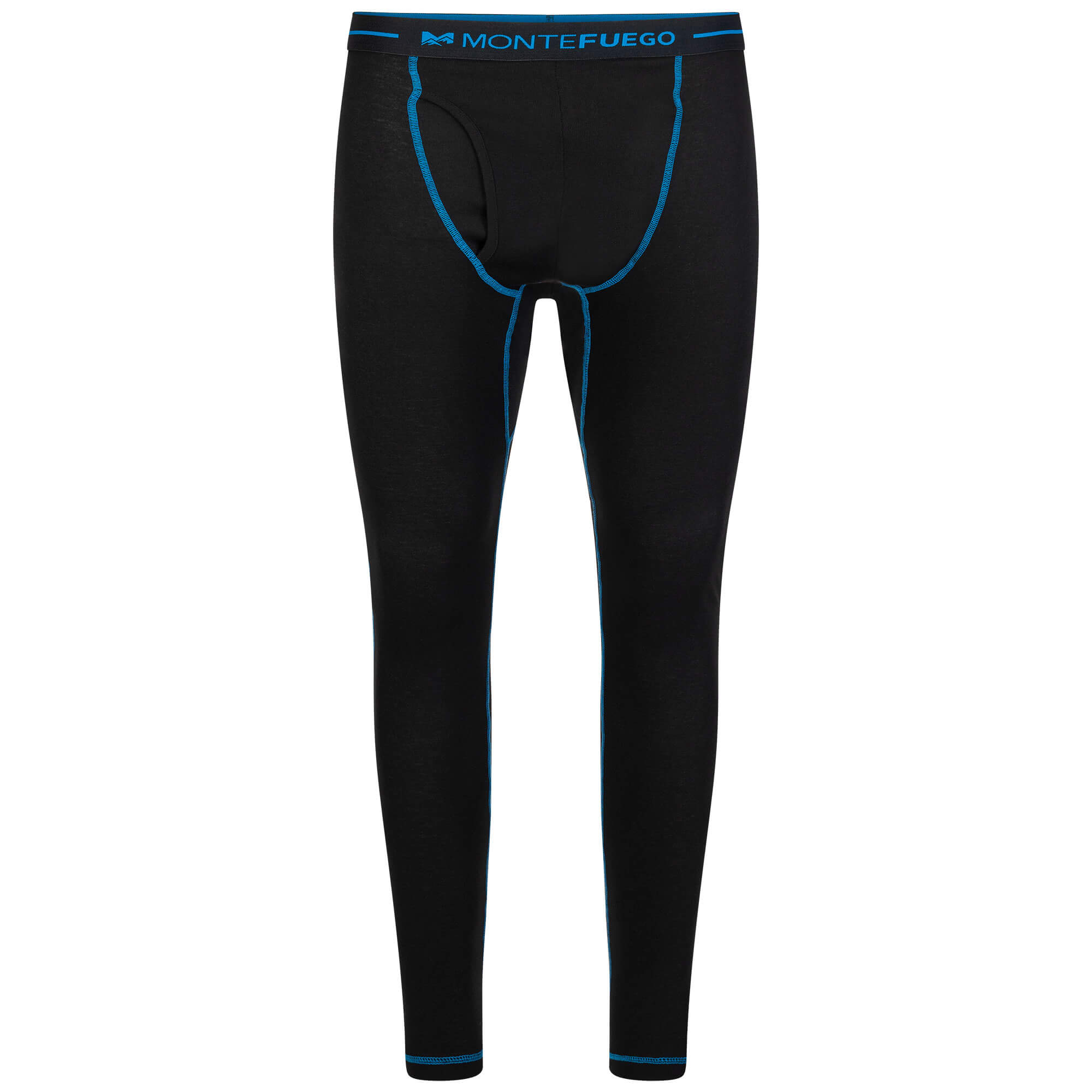 Herren Thermo Hose, Schwarz-Blau