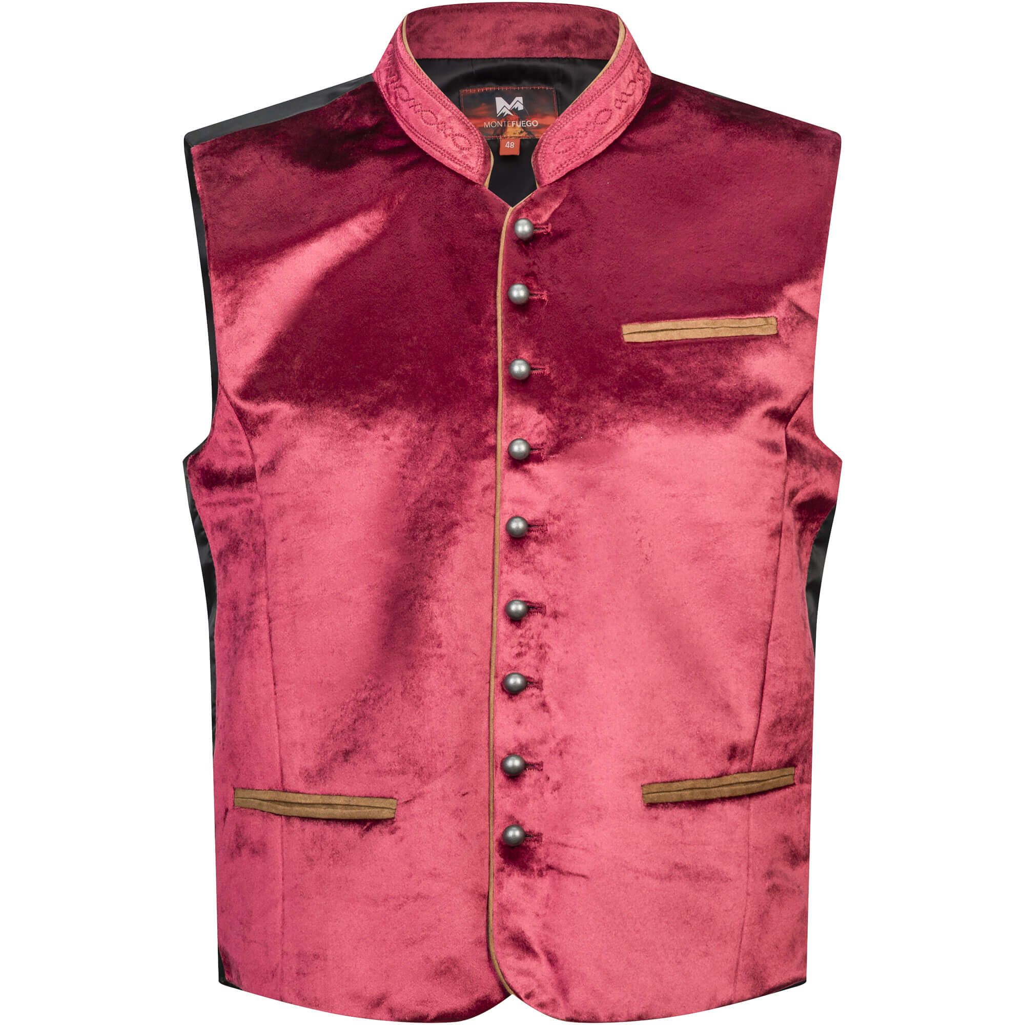 Herren Samtgilet, Rot
