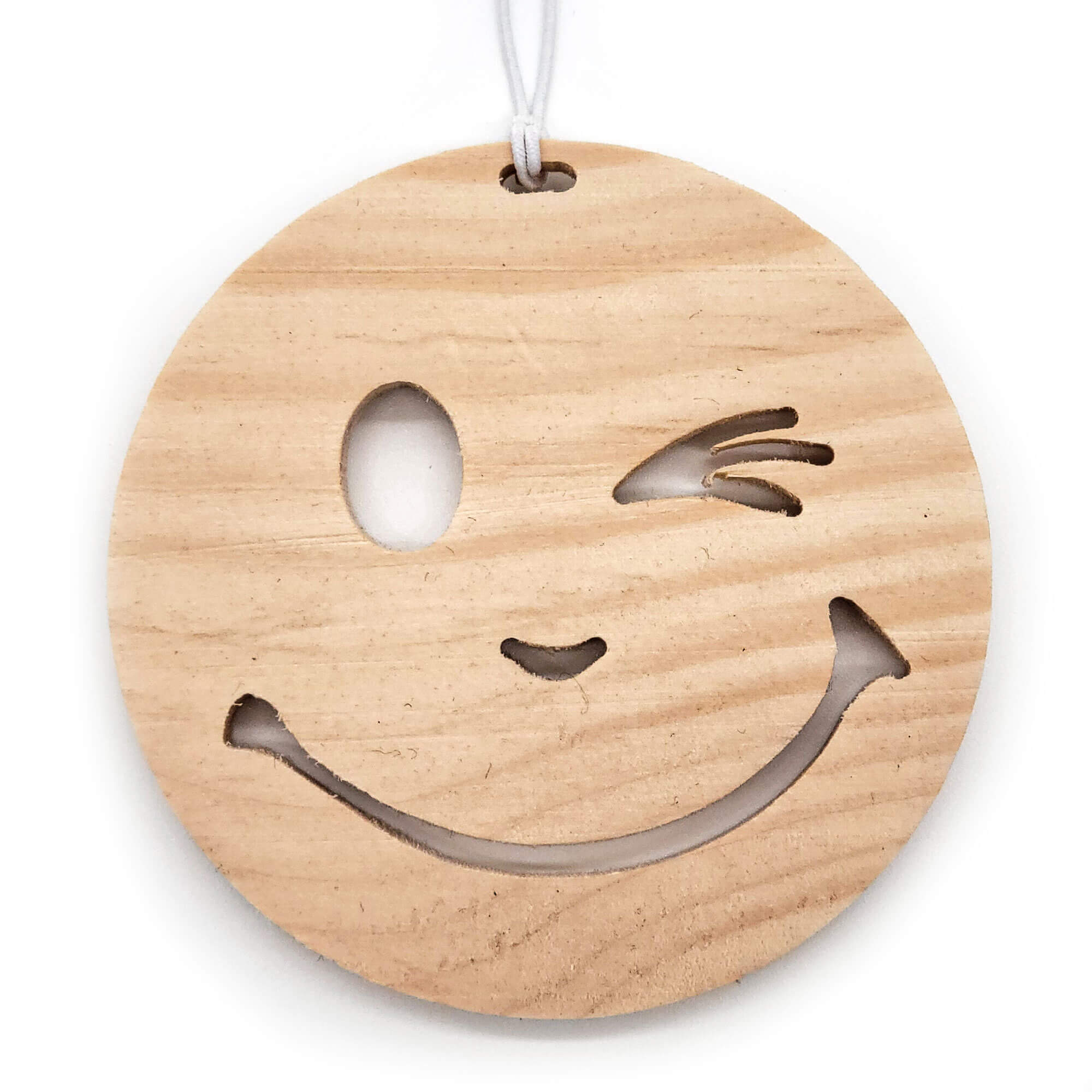 Autoduft aus Zirbe "Smiley"