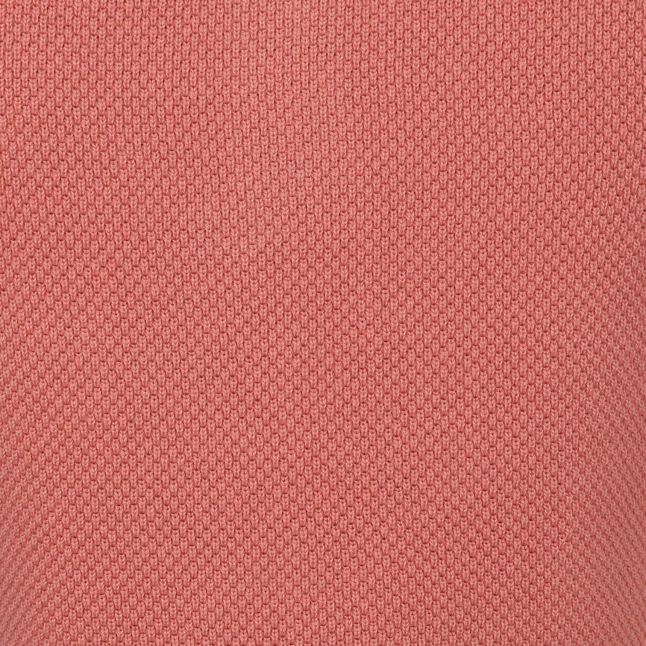 Ansicht des Damen Strickpolos "Emma", in der Farbe Aprikot, Detail Material