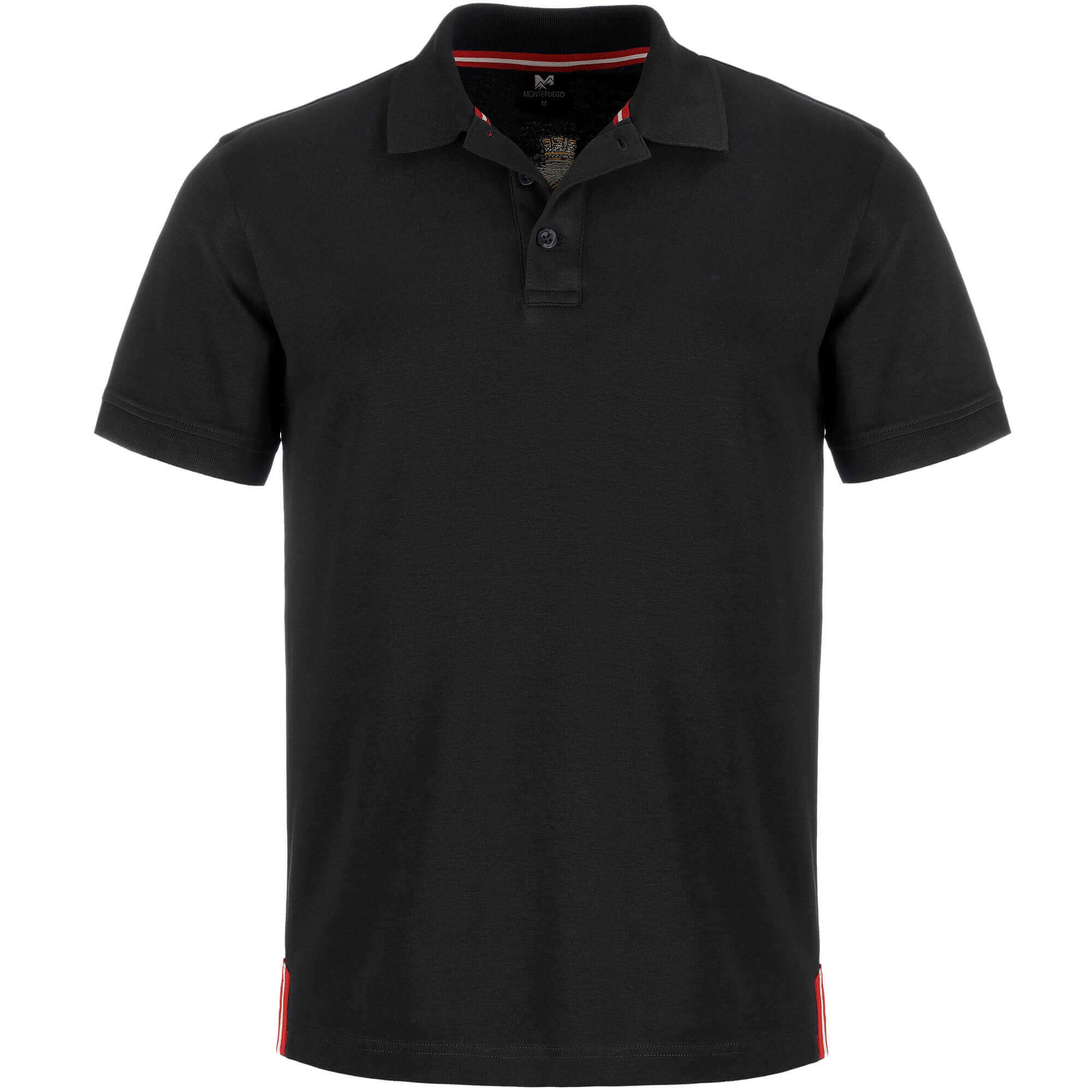 Herren Poloshirt "Österreich" in der Farbe schwarz