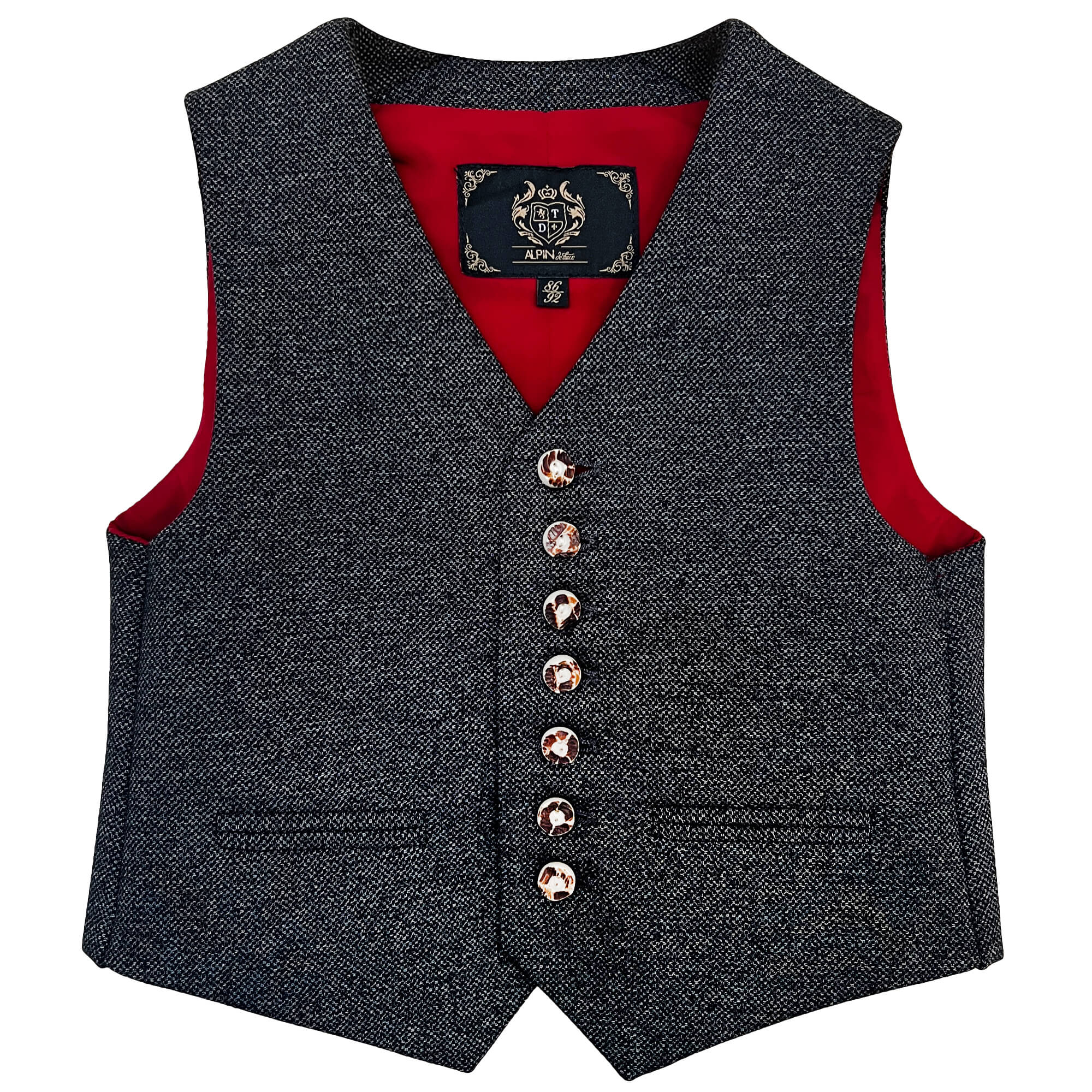 Kinder Gilet "Mülln", Grau