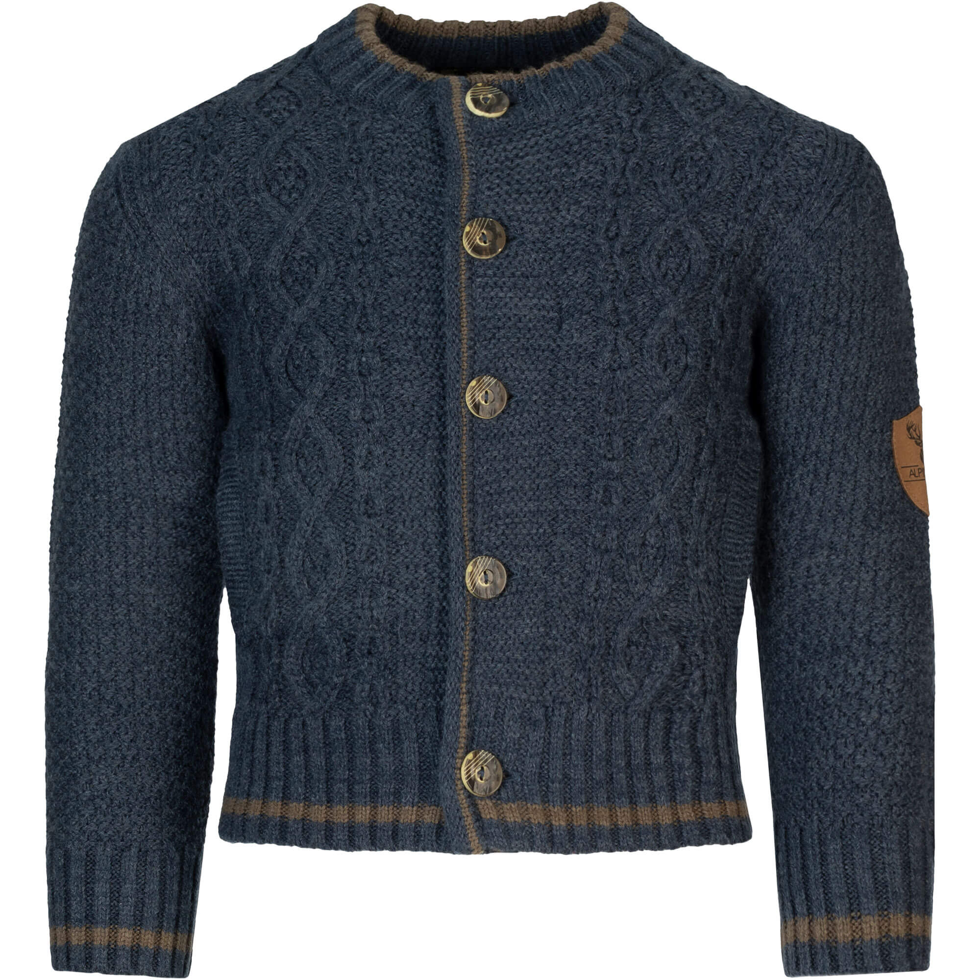 Kinder Trachten Strickjacke "Anton", Navy