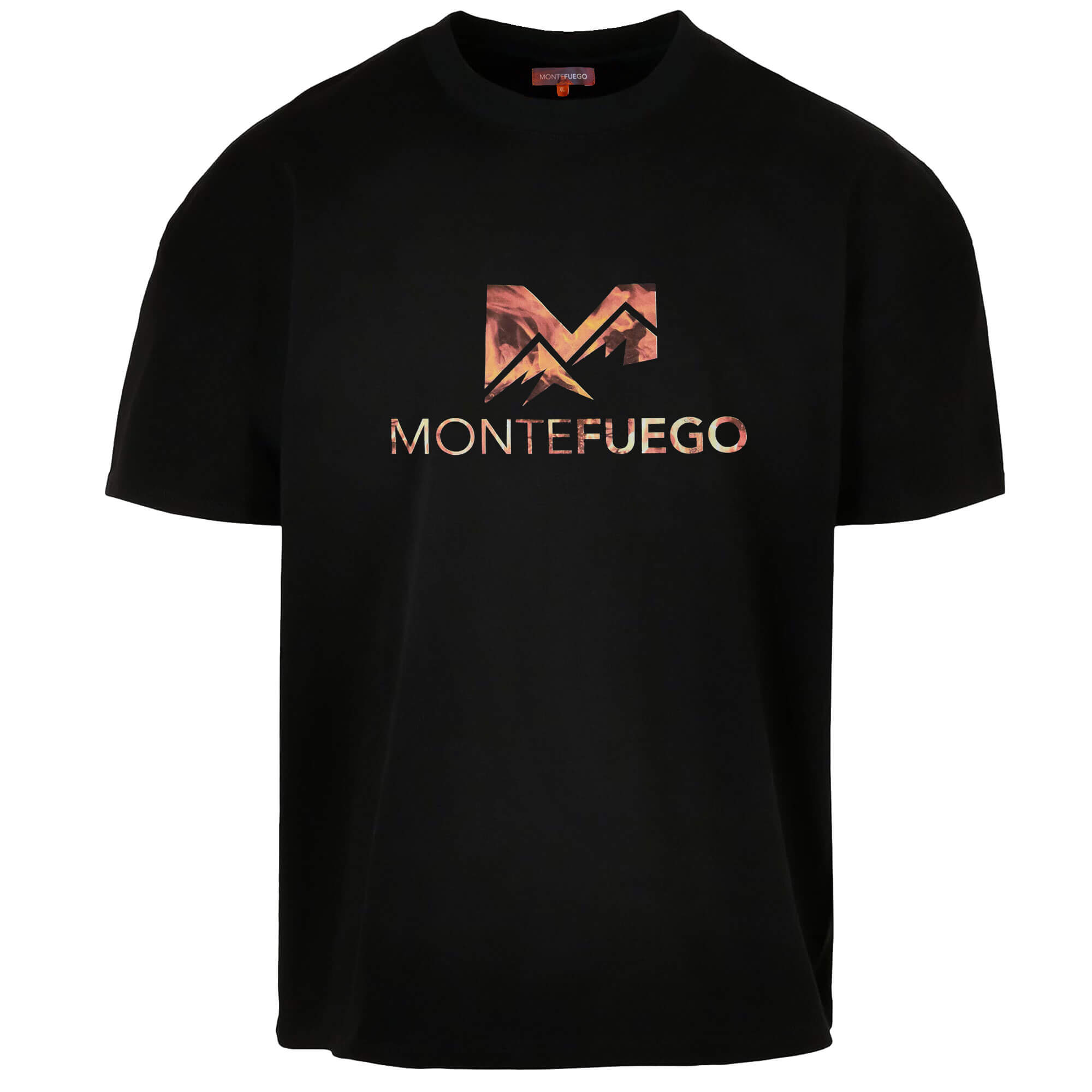 Herren T-Shirt "JUD Montefuego Logo", Schwarz