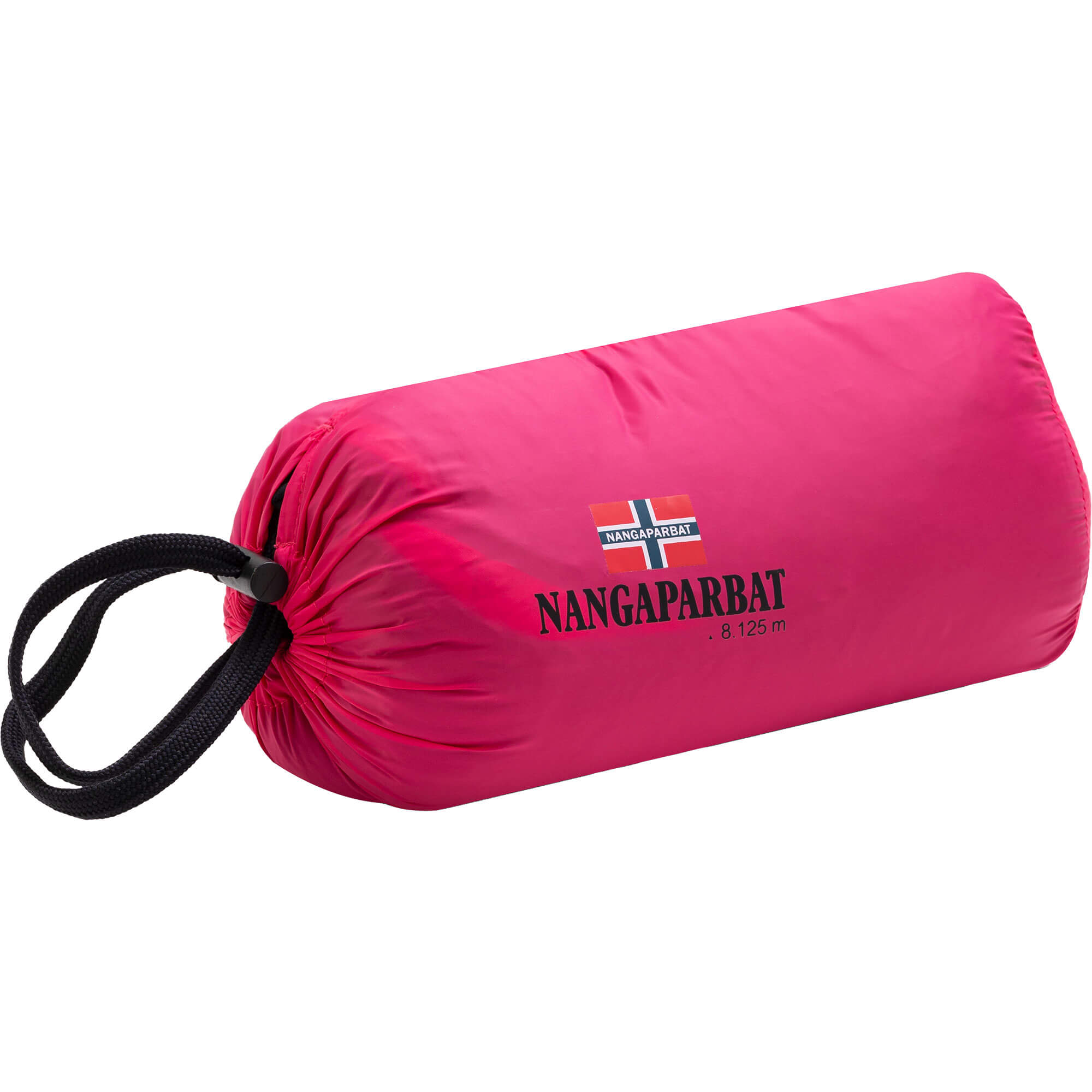 Beutel der ultraleichten Damen Weste "Nangaparbat", in der Farbe Schwarz / Magenta