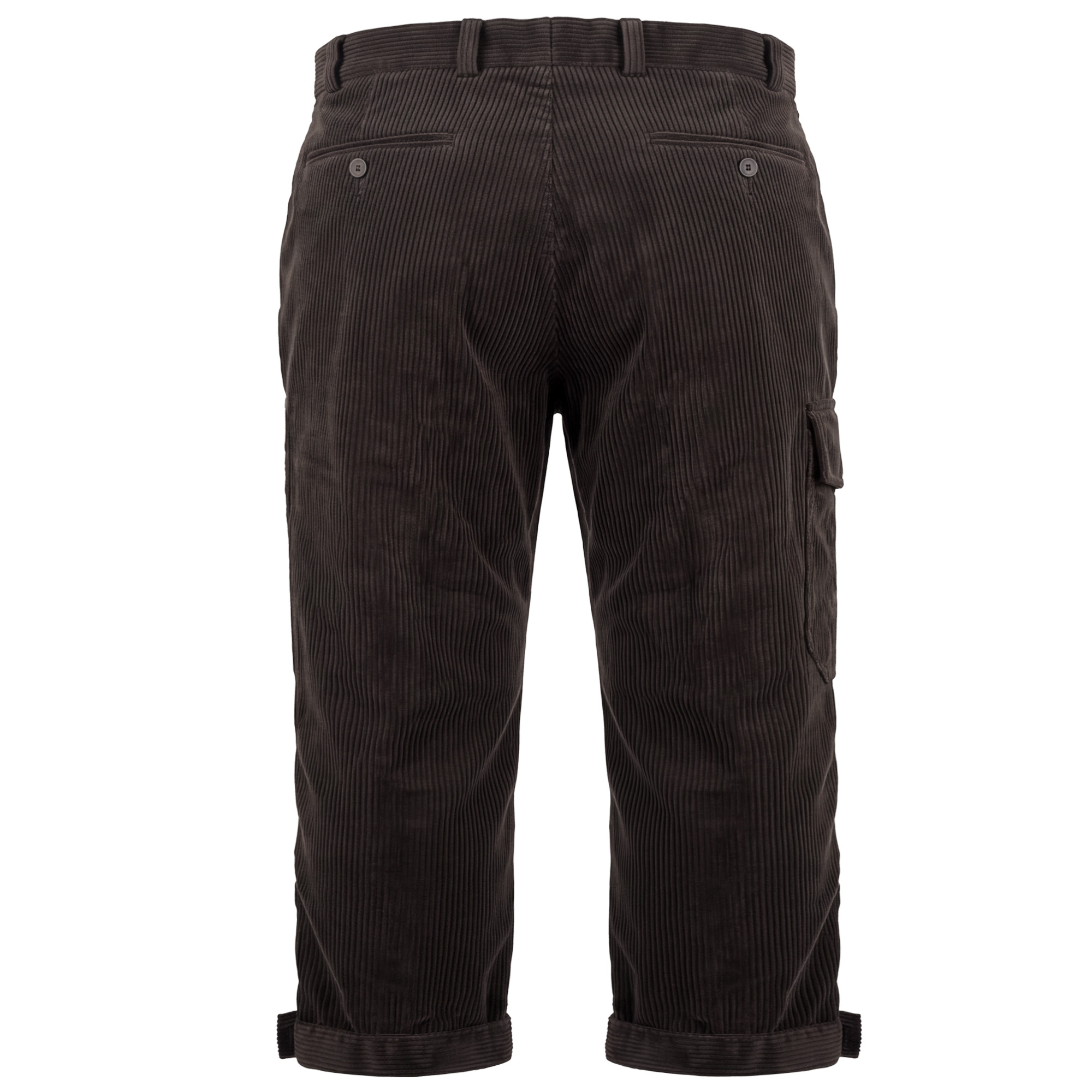 Hinteransicht der Herren Jagdhose "Kniebrock 105-002" in Braun