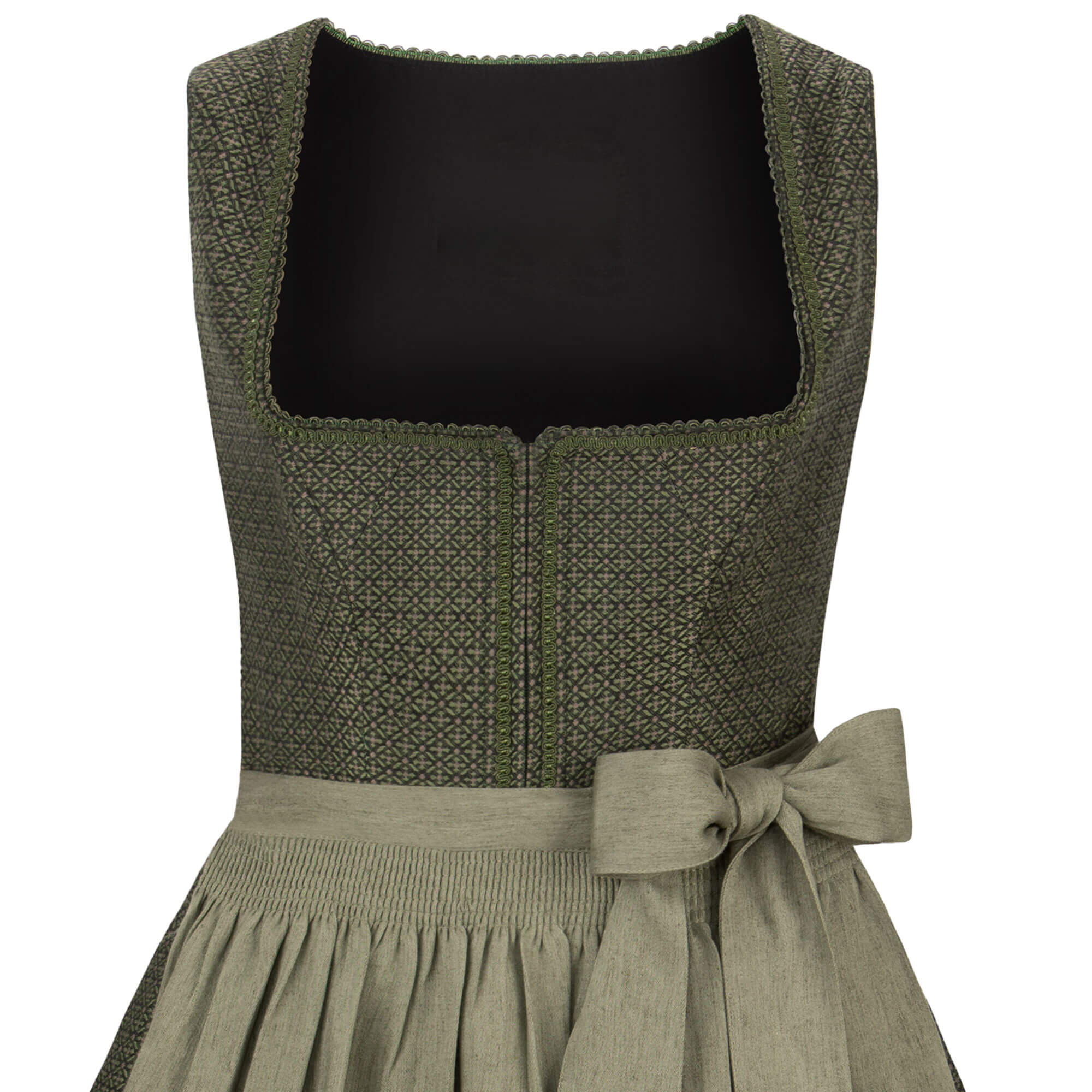 Detailansicht des Damen Dirndls "Jana", Oliv