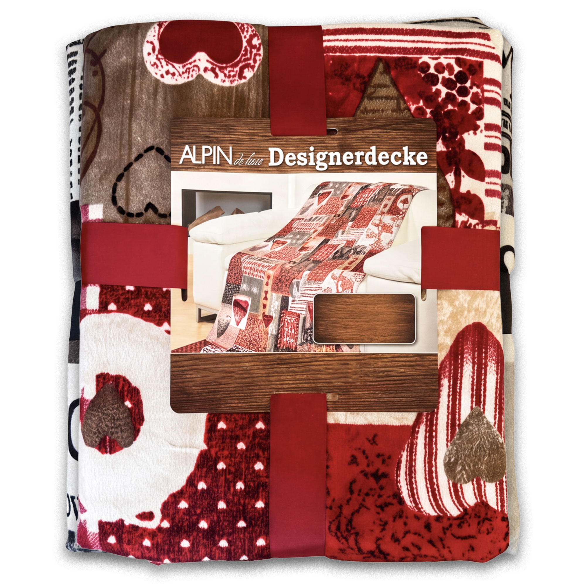 Motiv Designerdecke "Love", 150x200cm