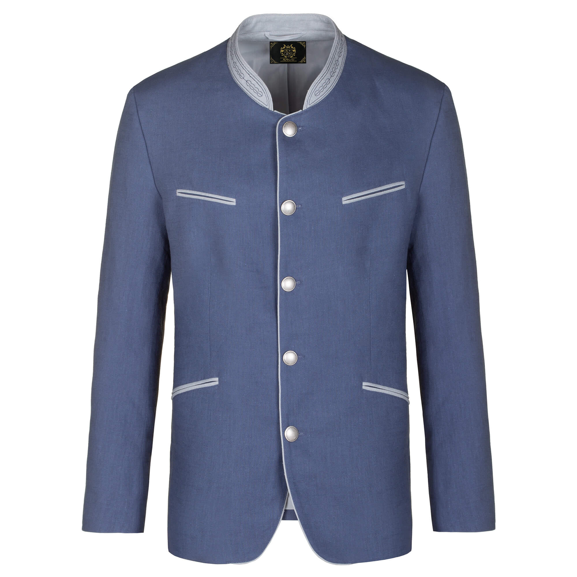 Vorderansicht des Herren Sakko "Bryan" in der Farbe Blau