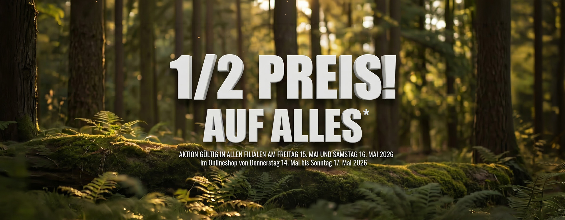 Halber Preis auf Trachtenmode - Lederhosen, Dirndl und vieles mehr